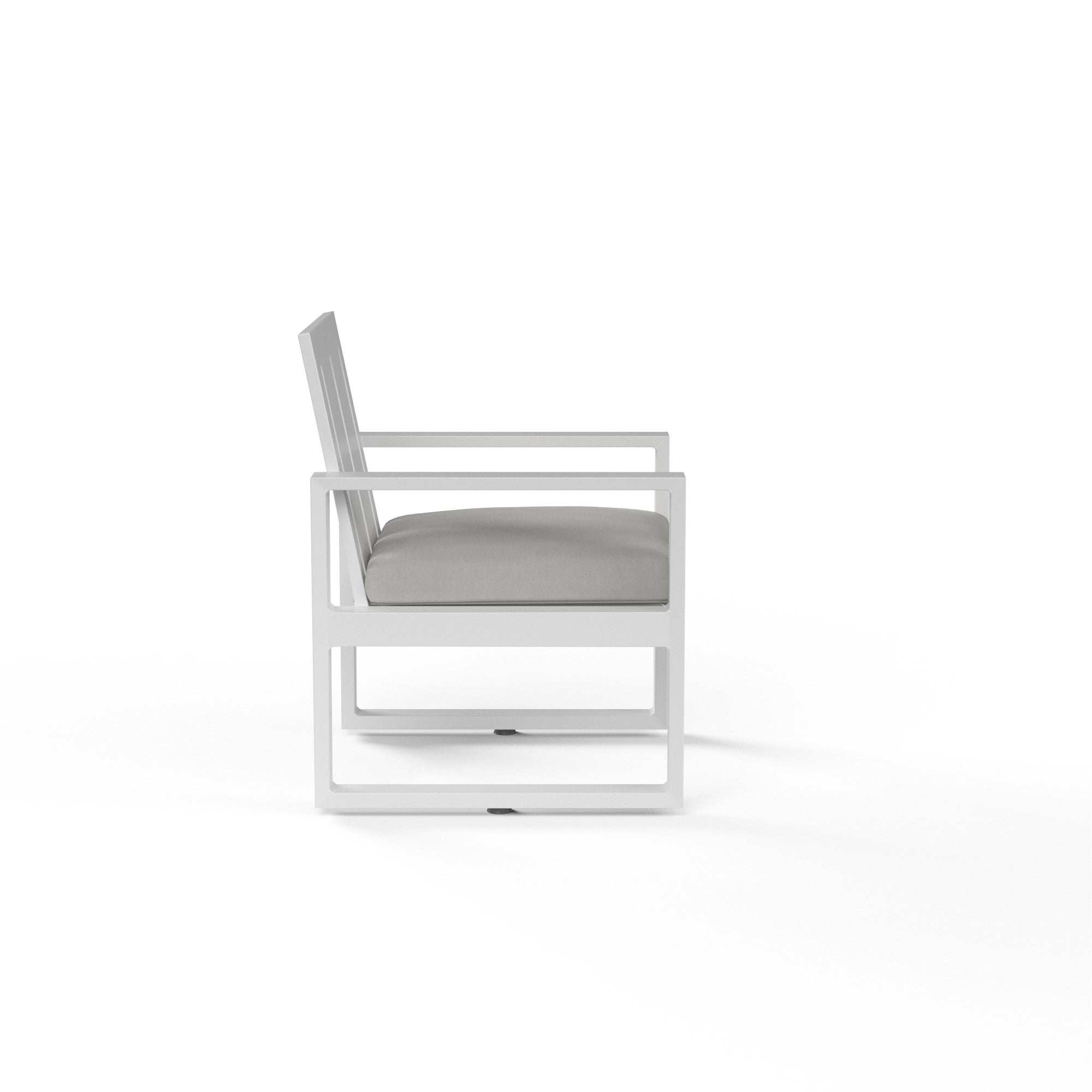 Newport Aluminum Cushioned Dining Arm Chair