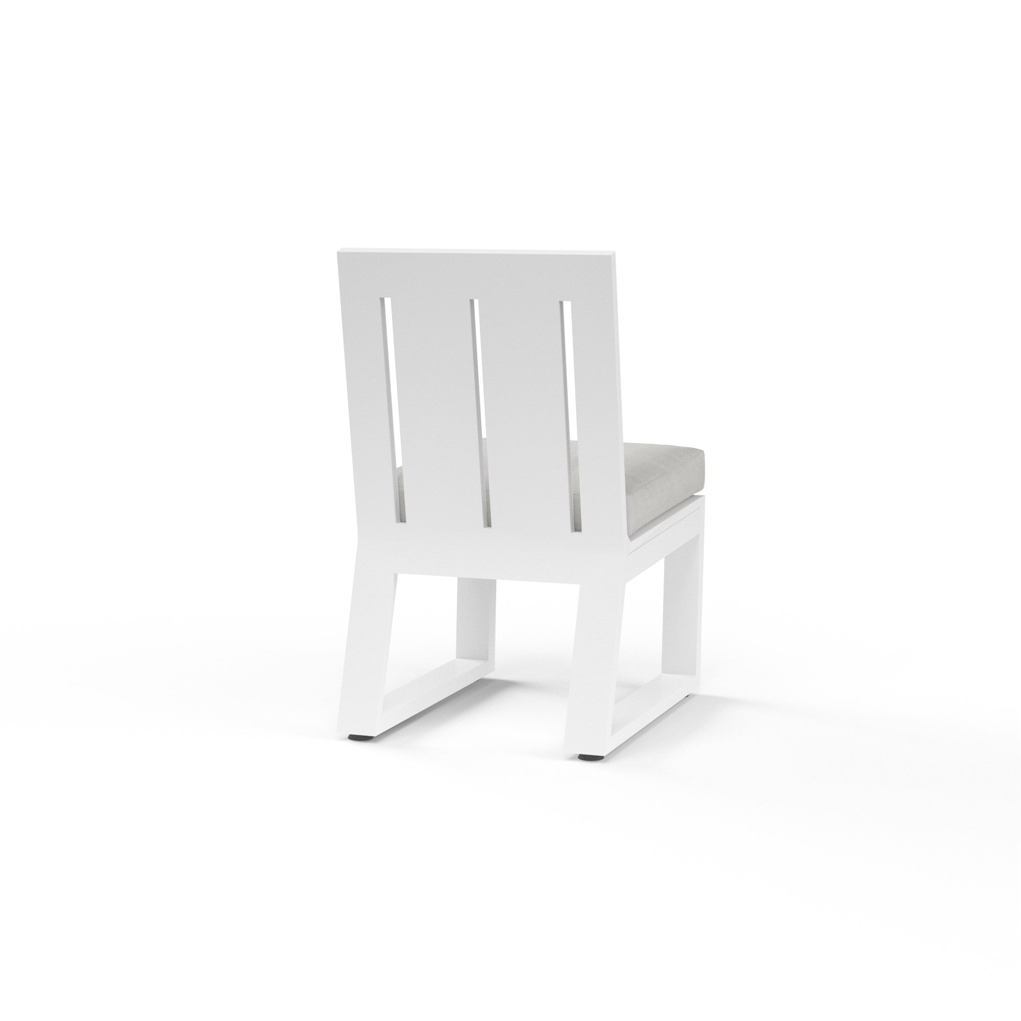 Newport Aluminum Cushioned Dining Side Chair