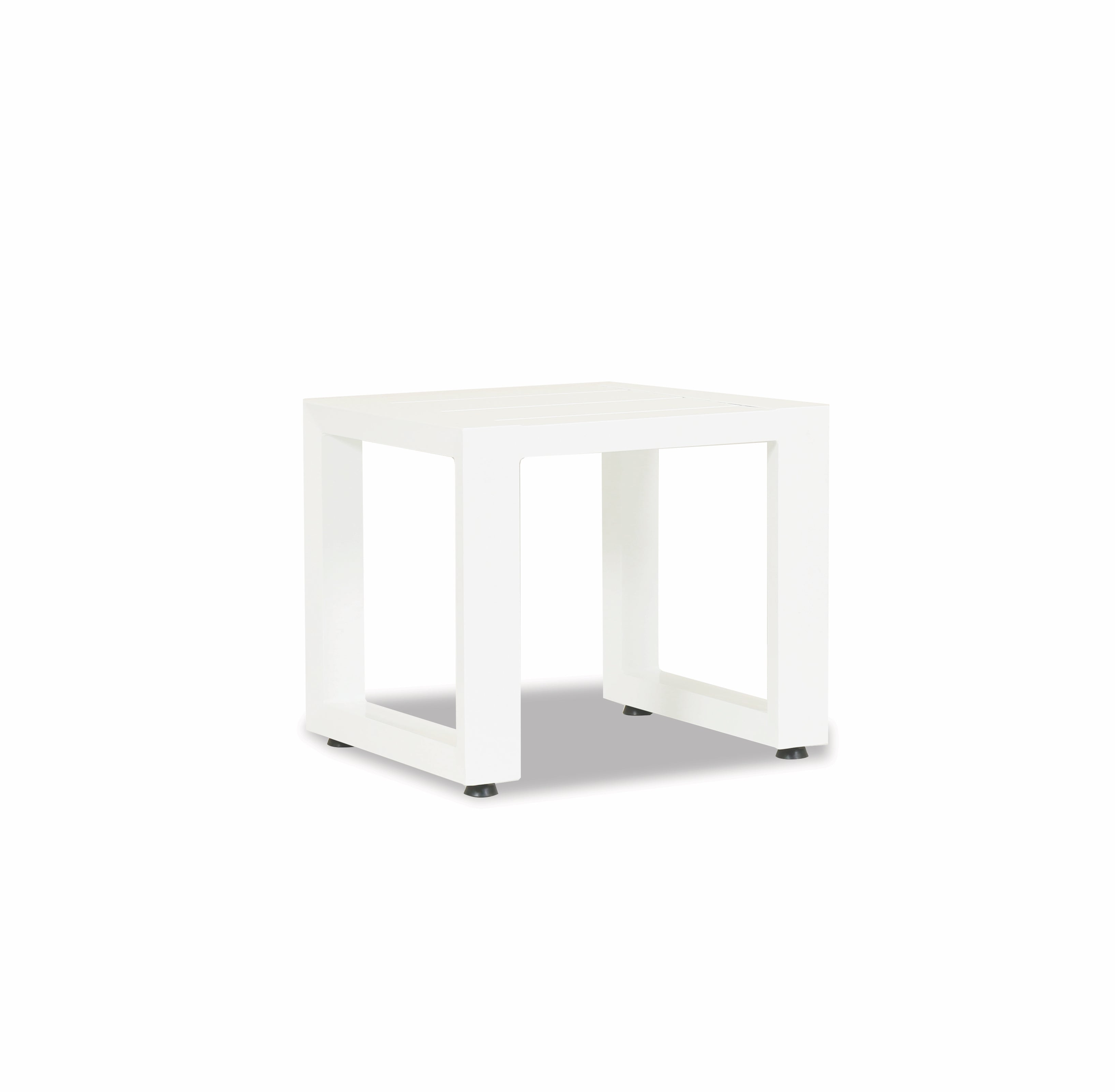 Newport 20" Square Aluminum End Table
