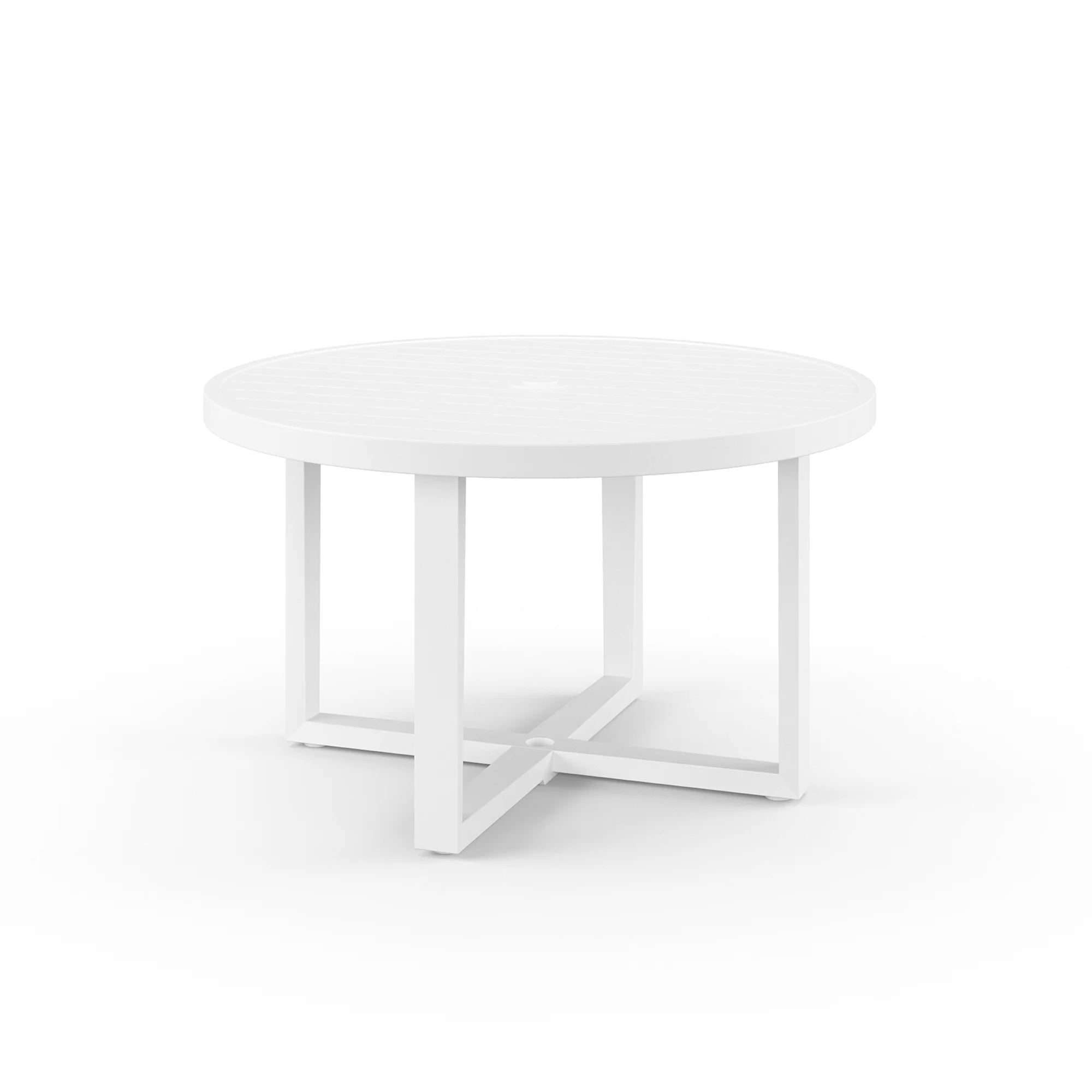 Newport 50" Round Aluminum Dining Table