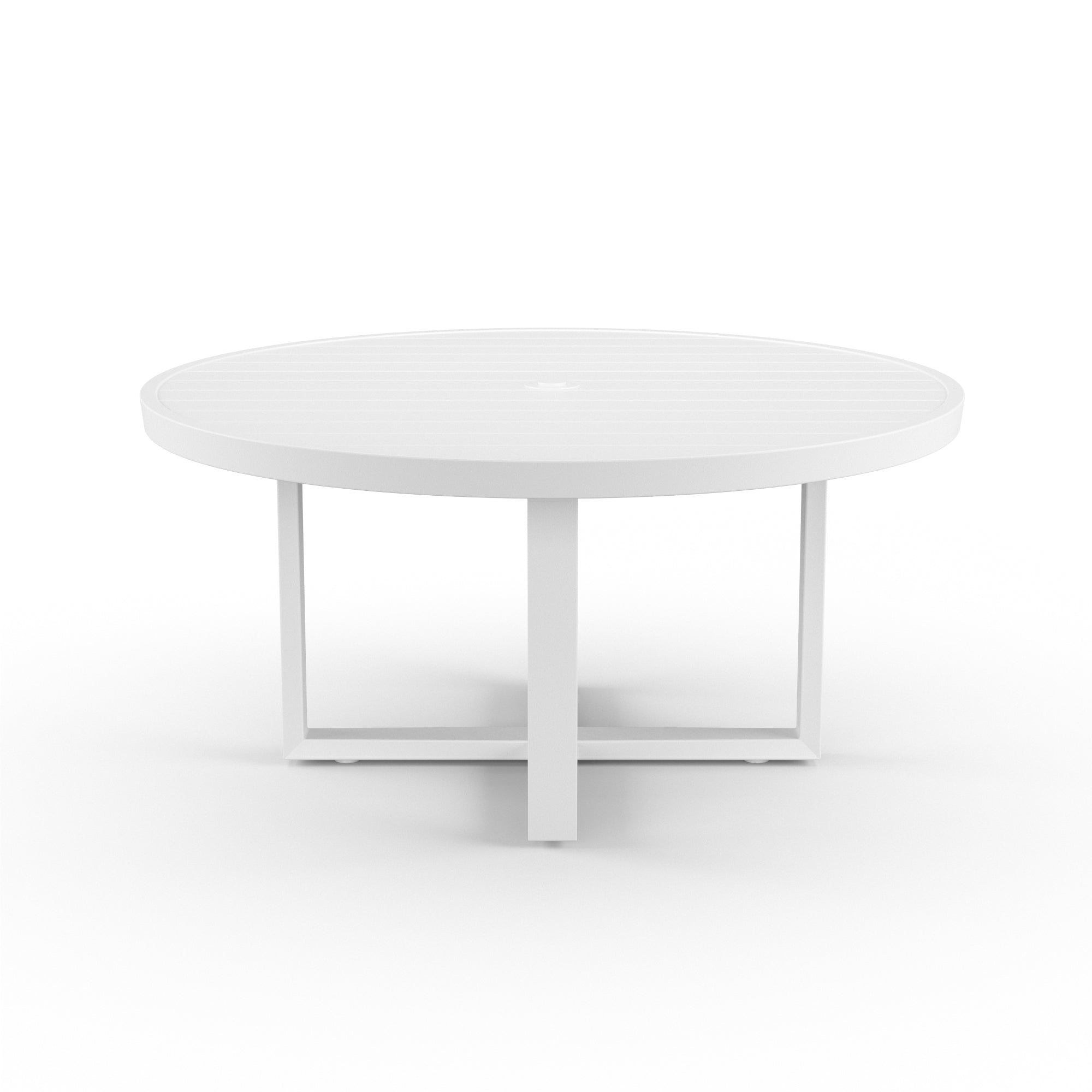 Newport 60" Round Aluminum Dining Table