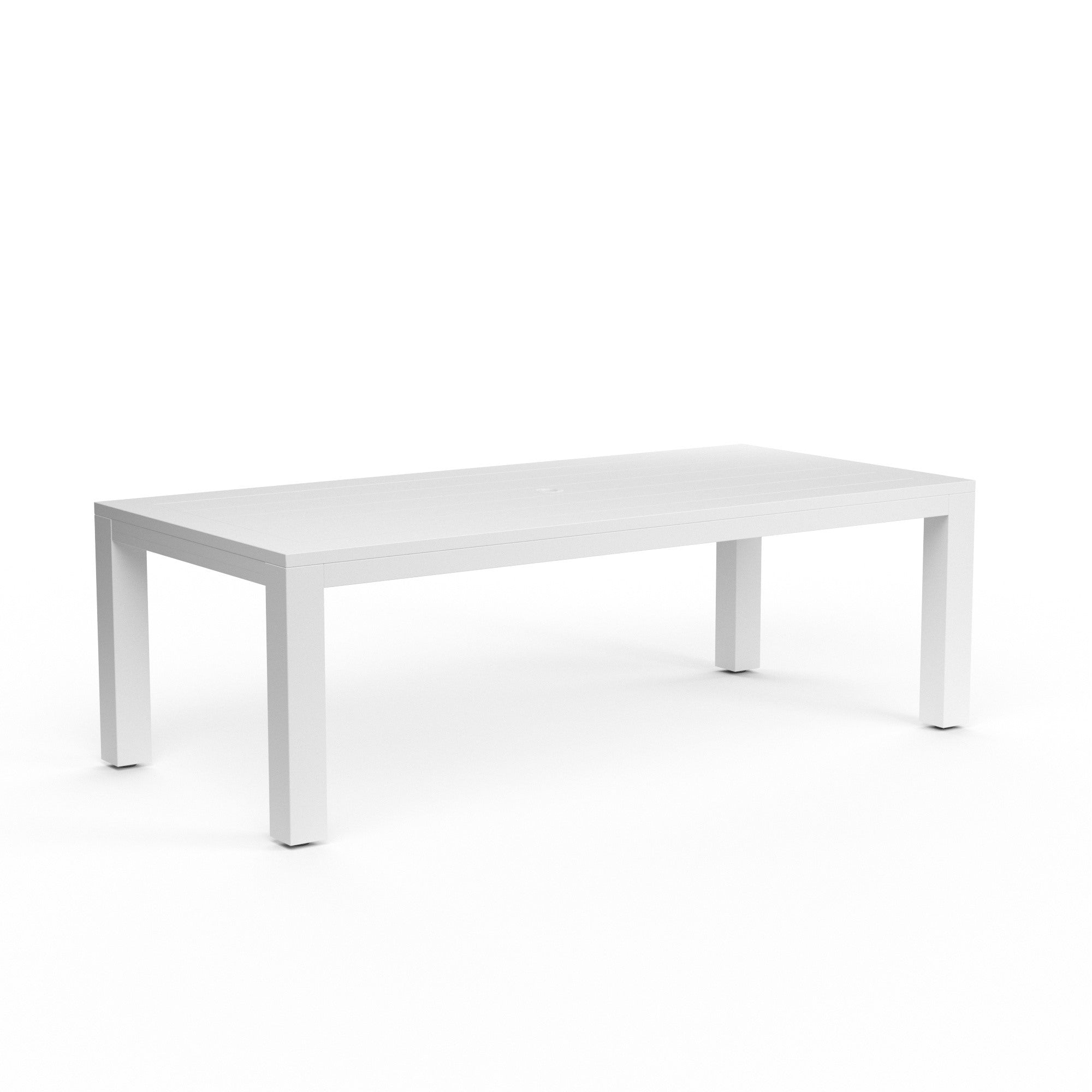 Newport 90" x 42" Rectangular Aluminum Dining Table