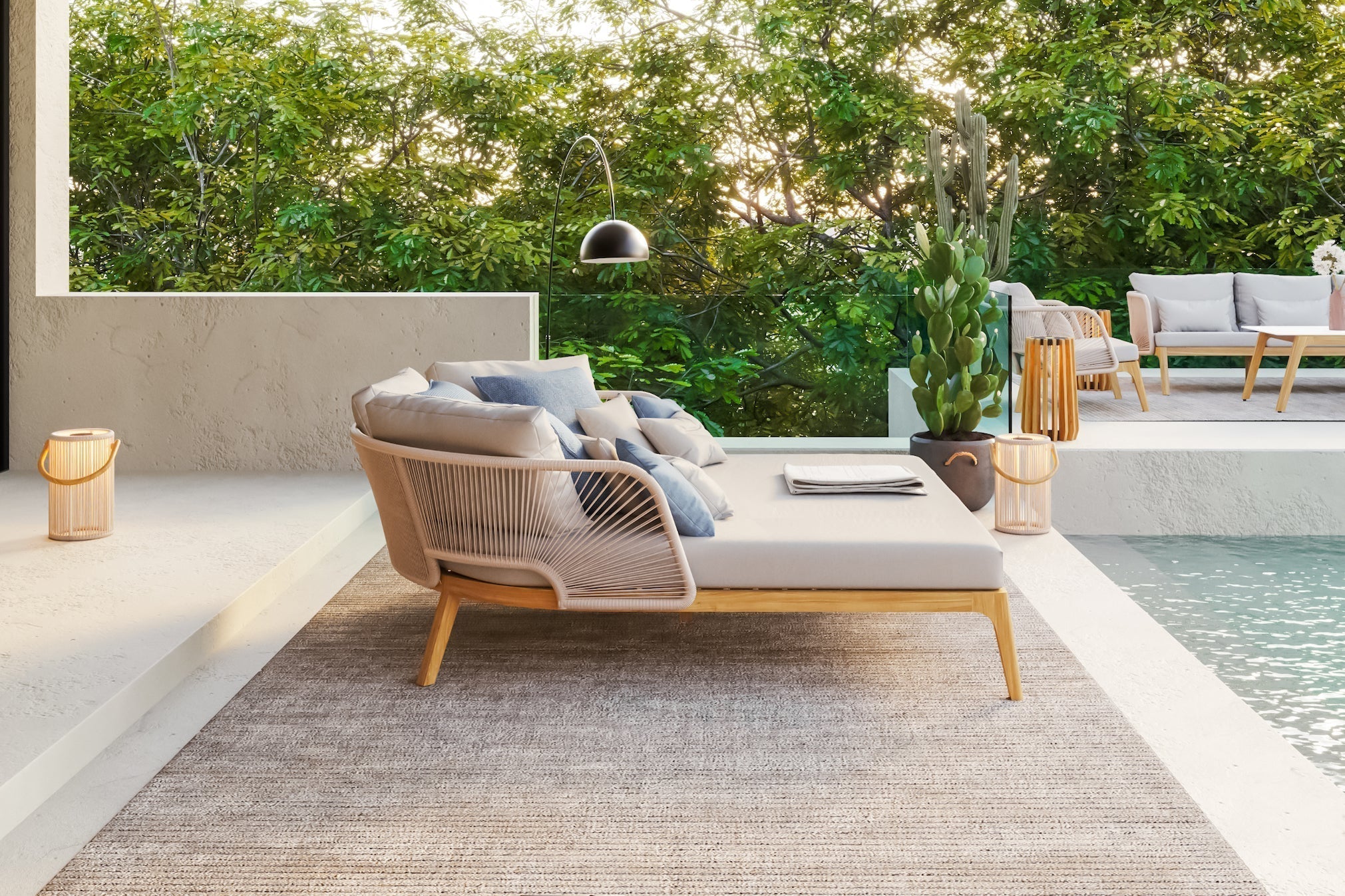 Amadora Double Chaise Lounge