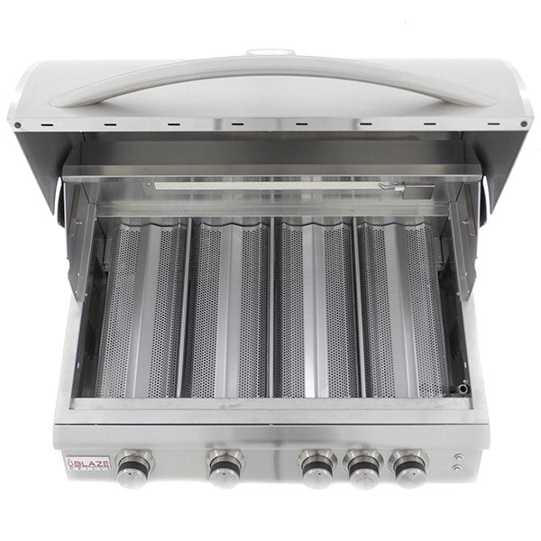 Premium LTE 32" Stainless Steel 4-Burner Built-In Gas Grill