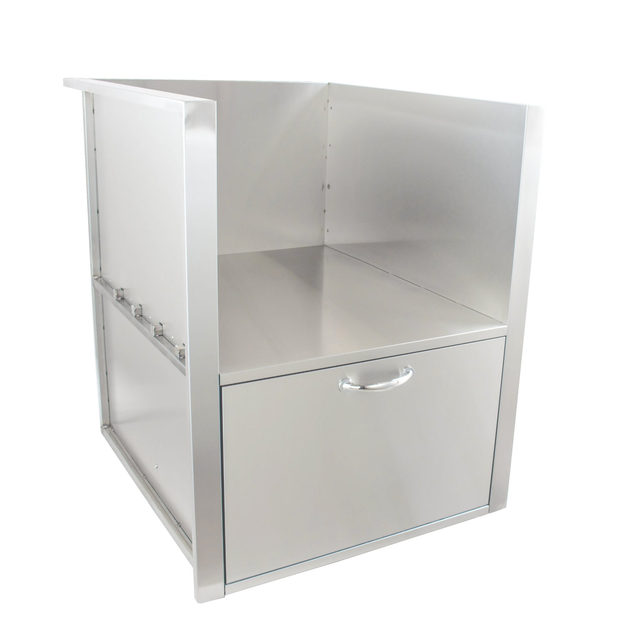 Stainless Steel Kamado Sleeve with Drawer