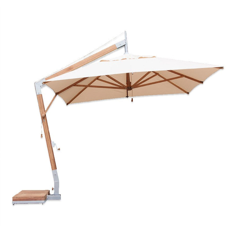 Levante 10' x 13' Rectangular Bamboo Cantilever Umbrella