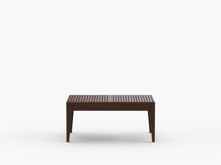 Mix 34" x 18" Rectangular Ipe Wood Side Table