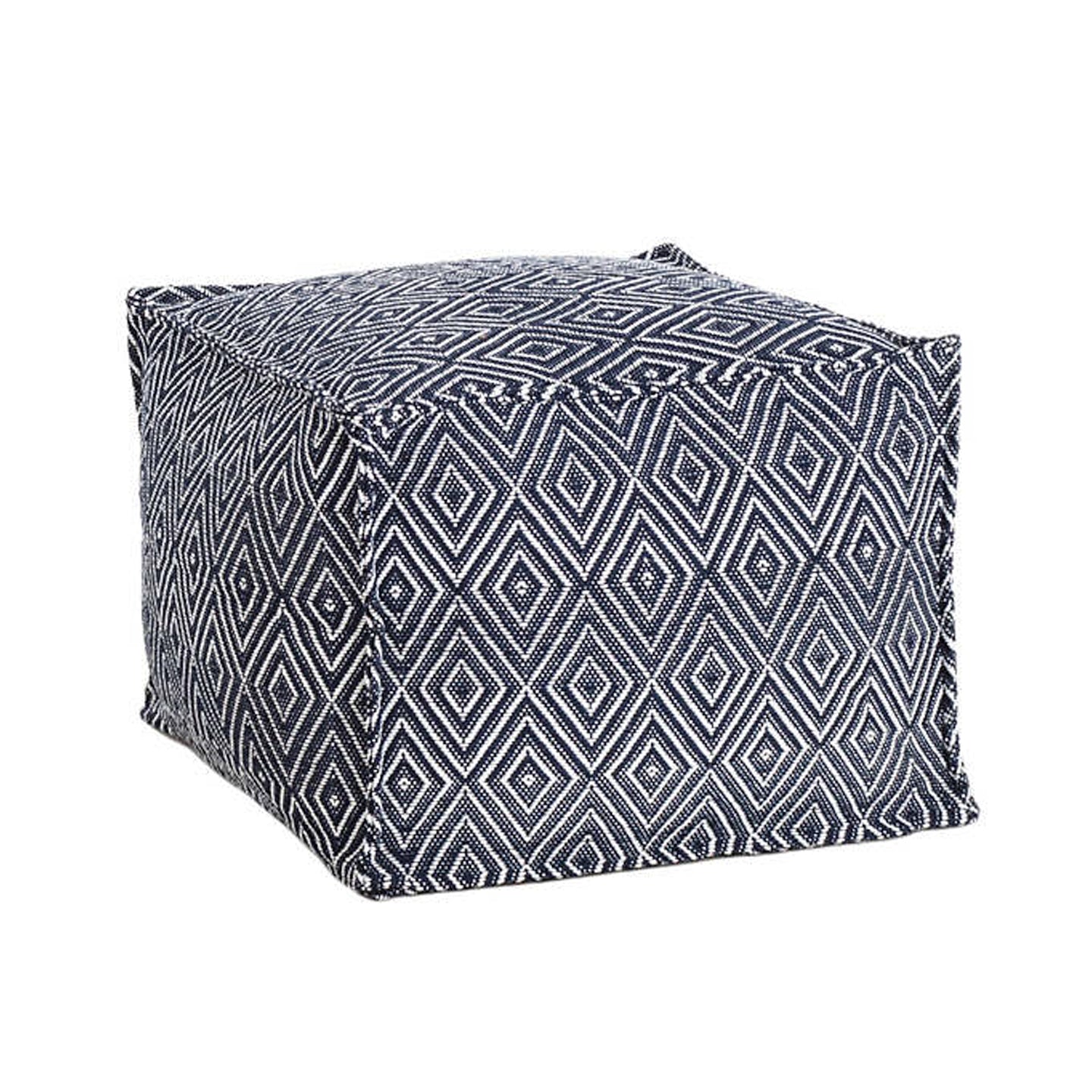 Diamond Indoor/Outdoor Pouf - Dash & Albert