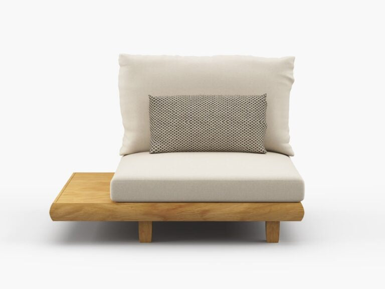 Sorrento Teak End/Table Seat Section