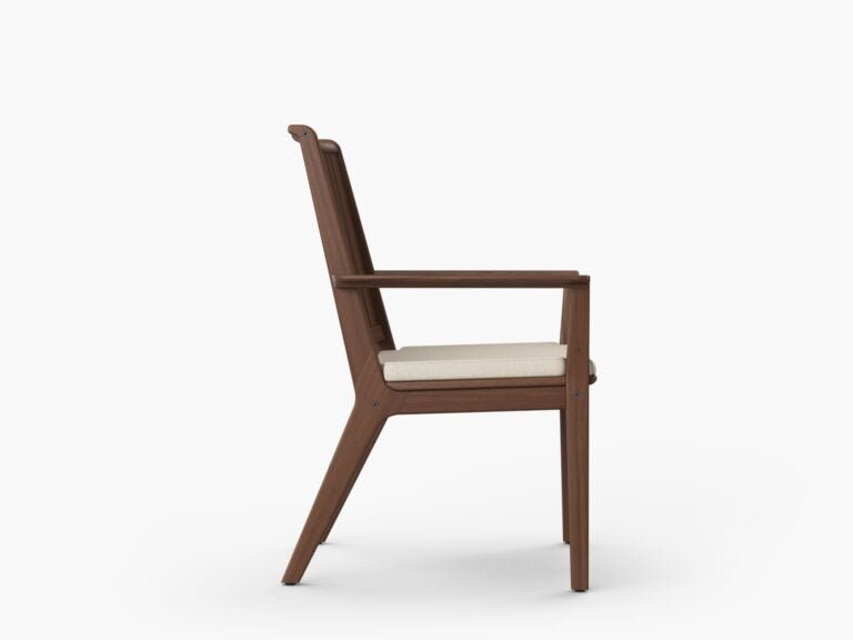 Sky Ipe Wood Dining Arm Chair