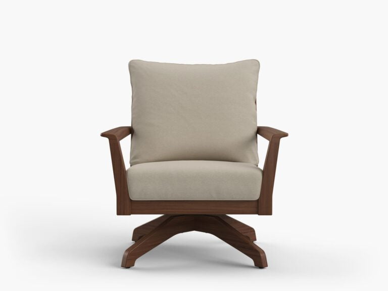 Sky Ipe Wood Swivel Rocker