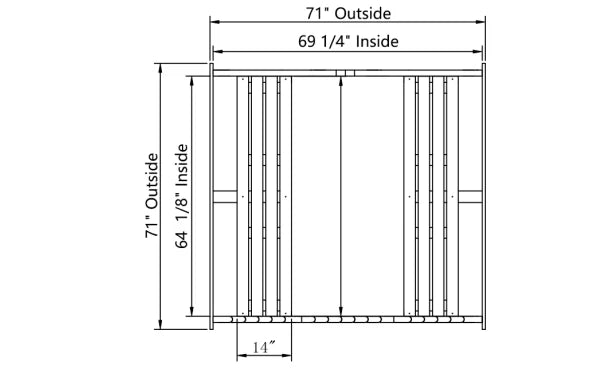 Vista 6-Person Outdoor Sauna