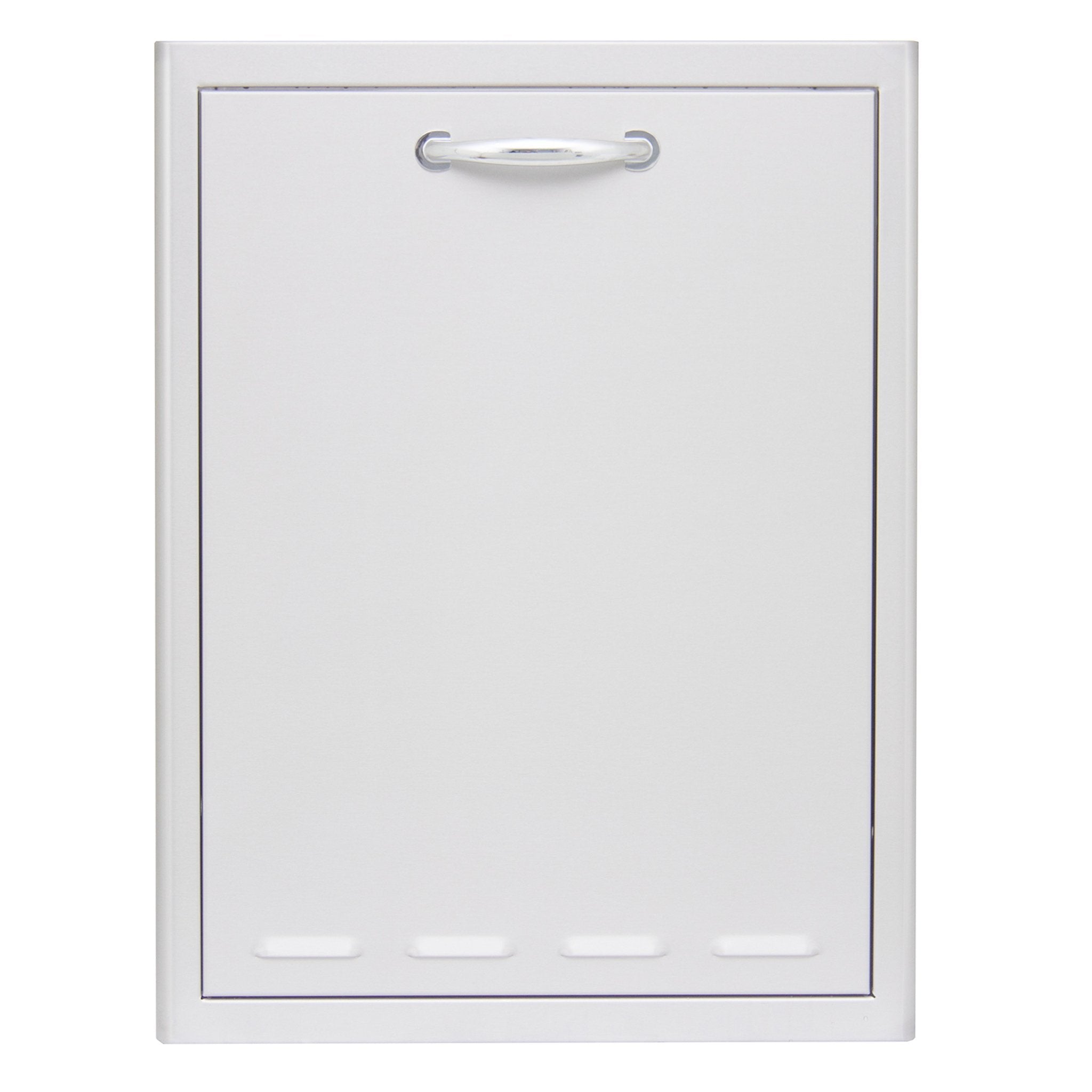 18" Stainless Steel Roll Out Trash and Propane Tank Storage Drawer