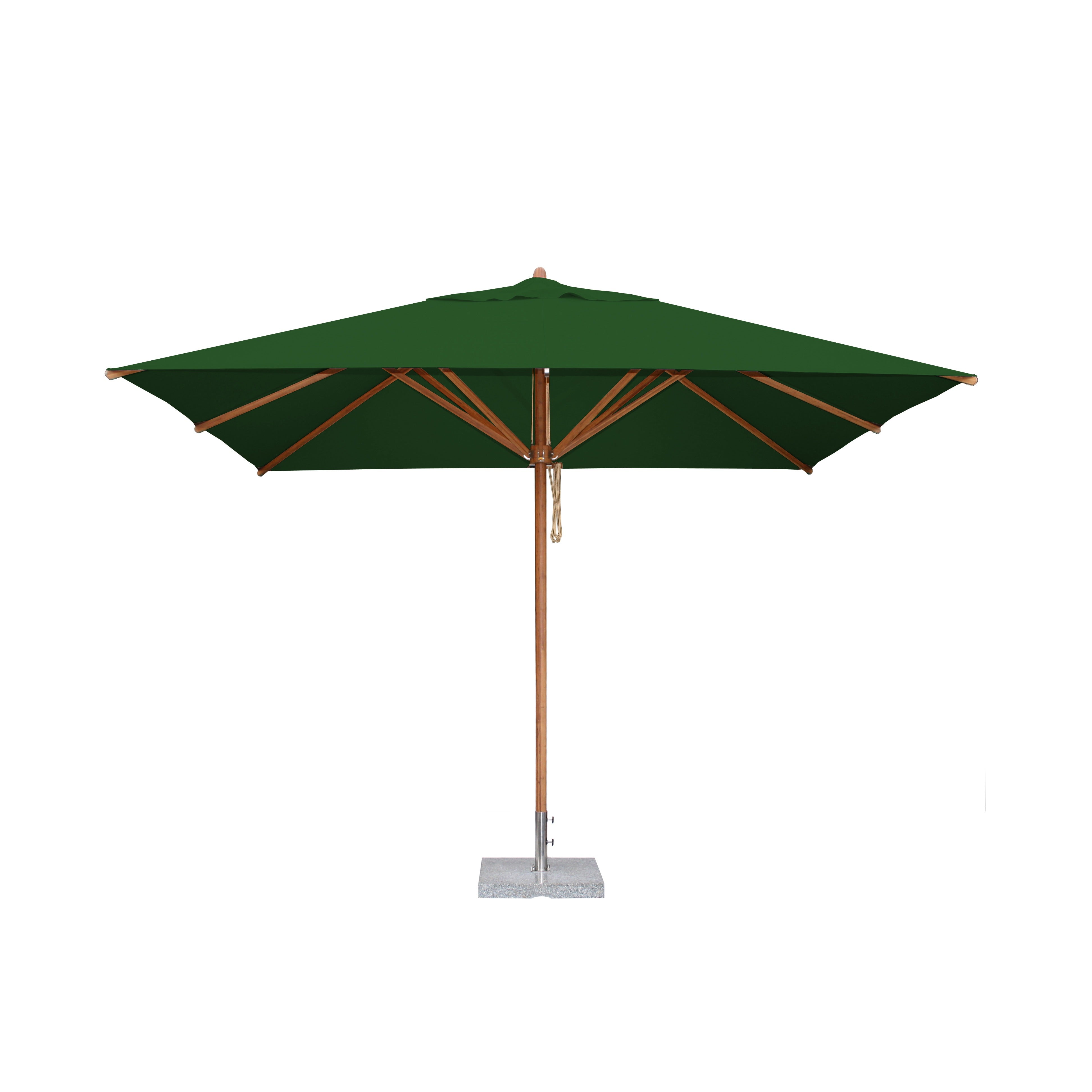 Levante 8.5' x 11.5' Rectangular Bamboo Market Umbrella
