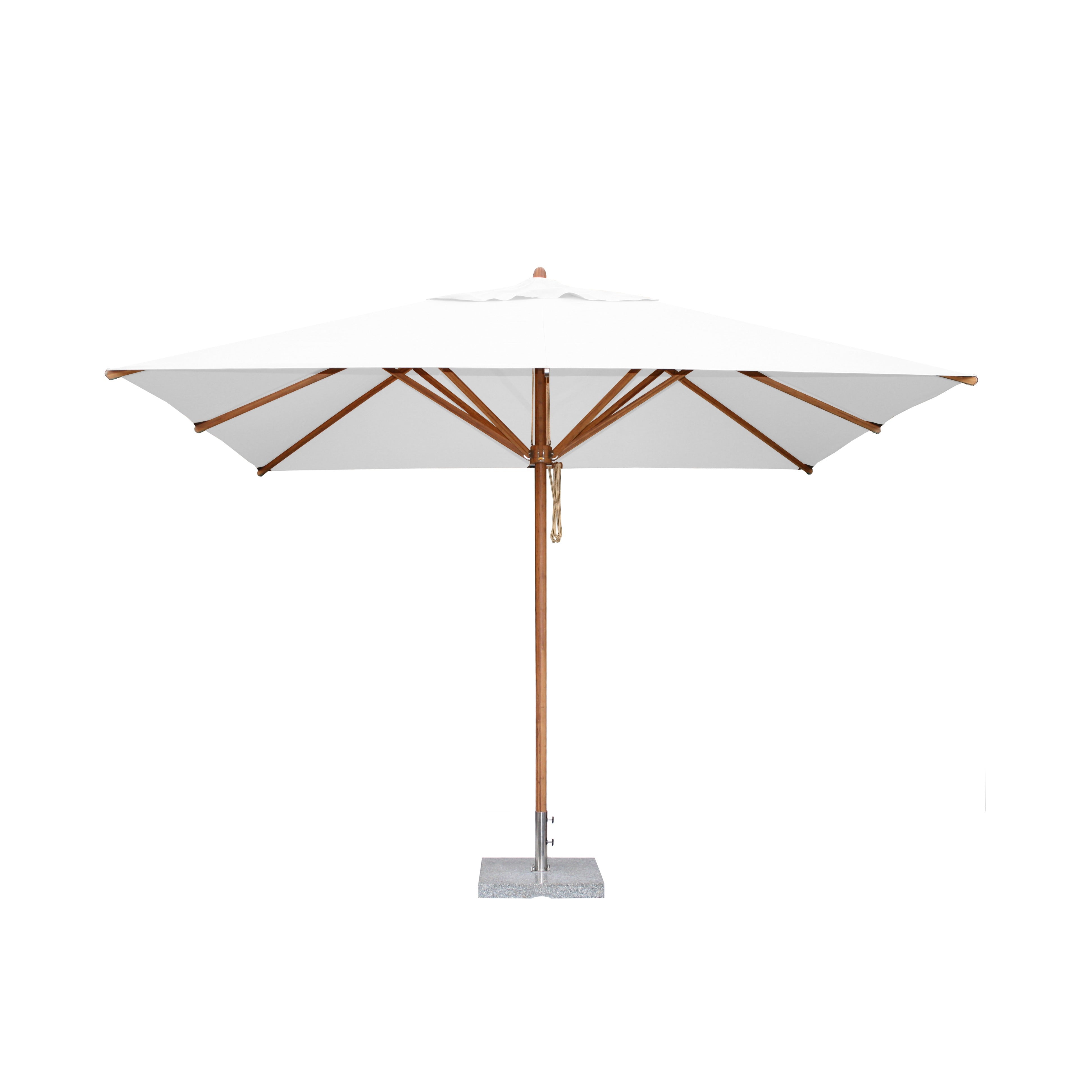 Levante 8.5' x 11.5' Rectangular Bamboo Market Umbrella