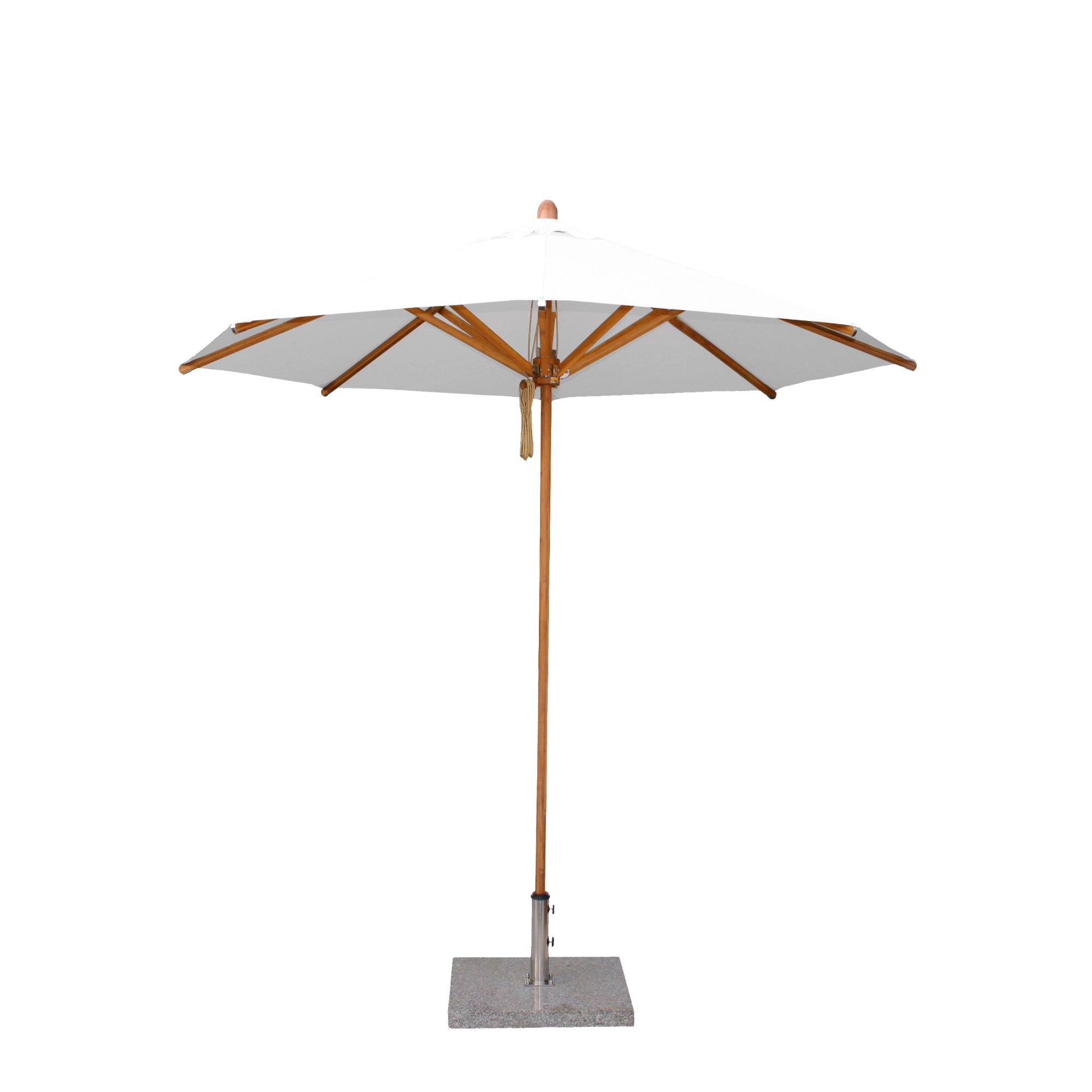 Levante 8.5' Round Bamboo Market Umbrella