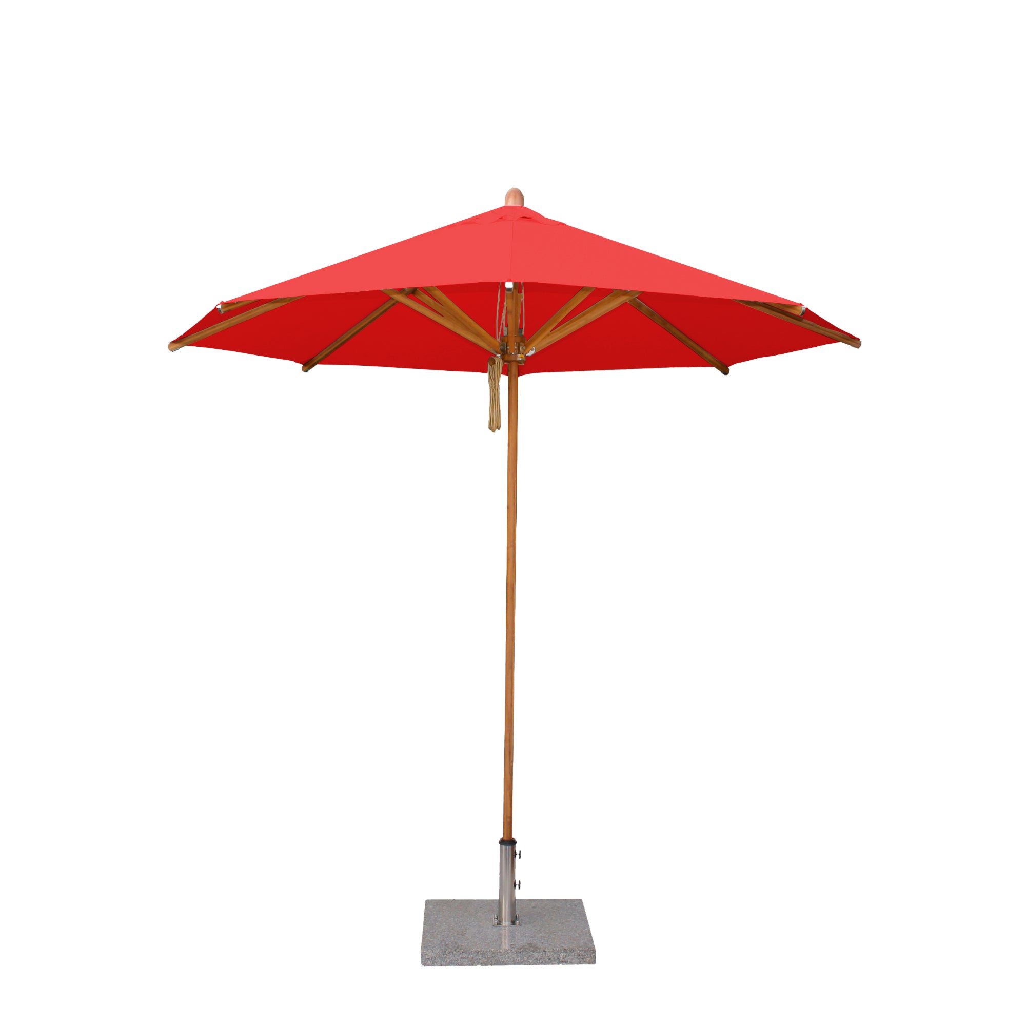 Levante 8.5' Round Bamboo Market Umbrella