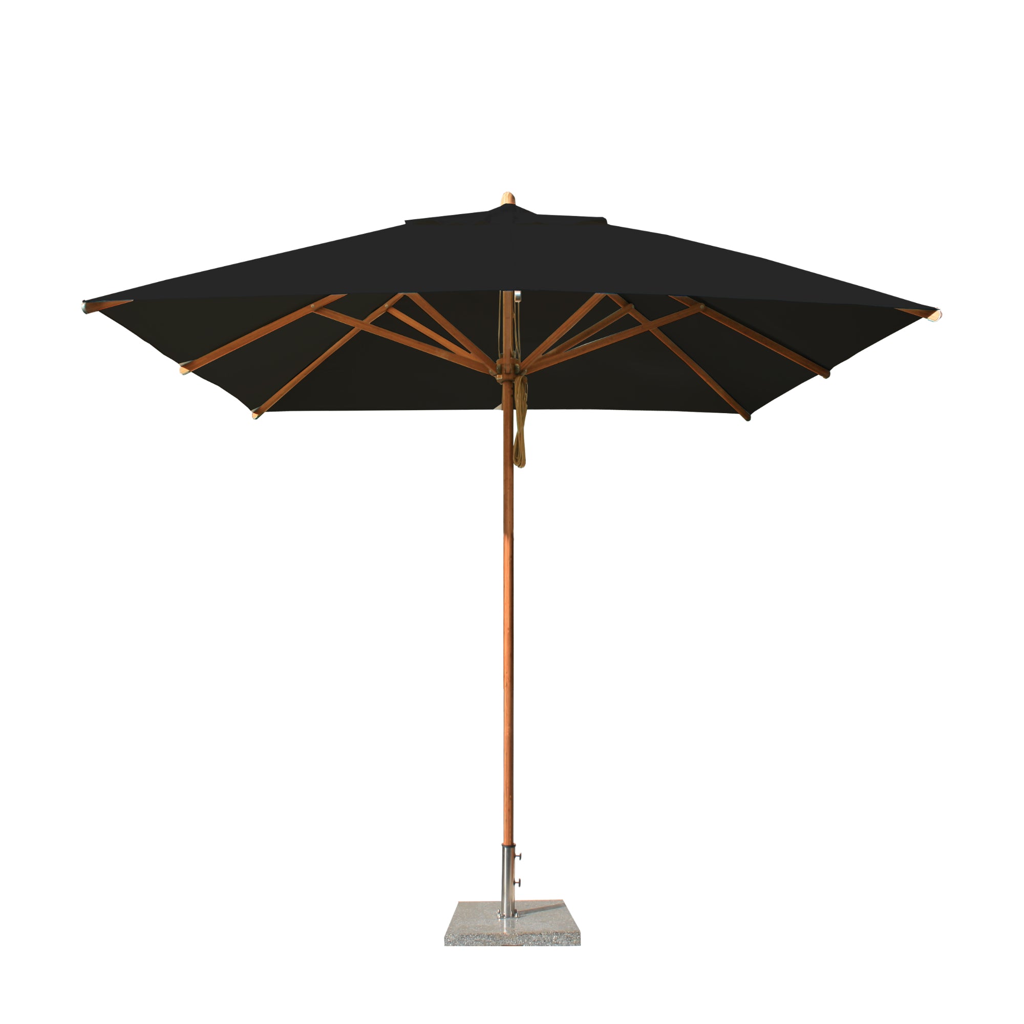 Levante 8.5' Square Bamboo Market Umbrella