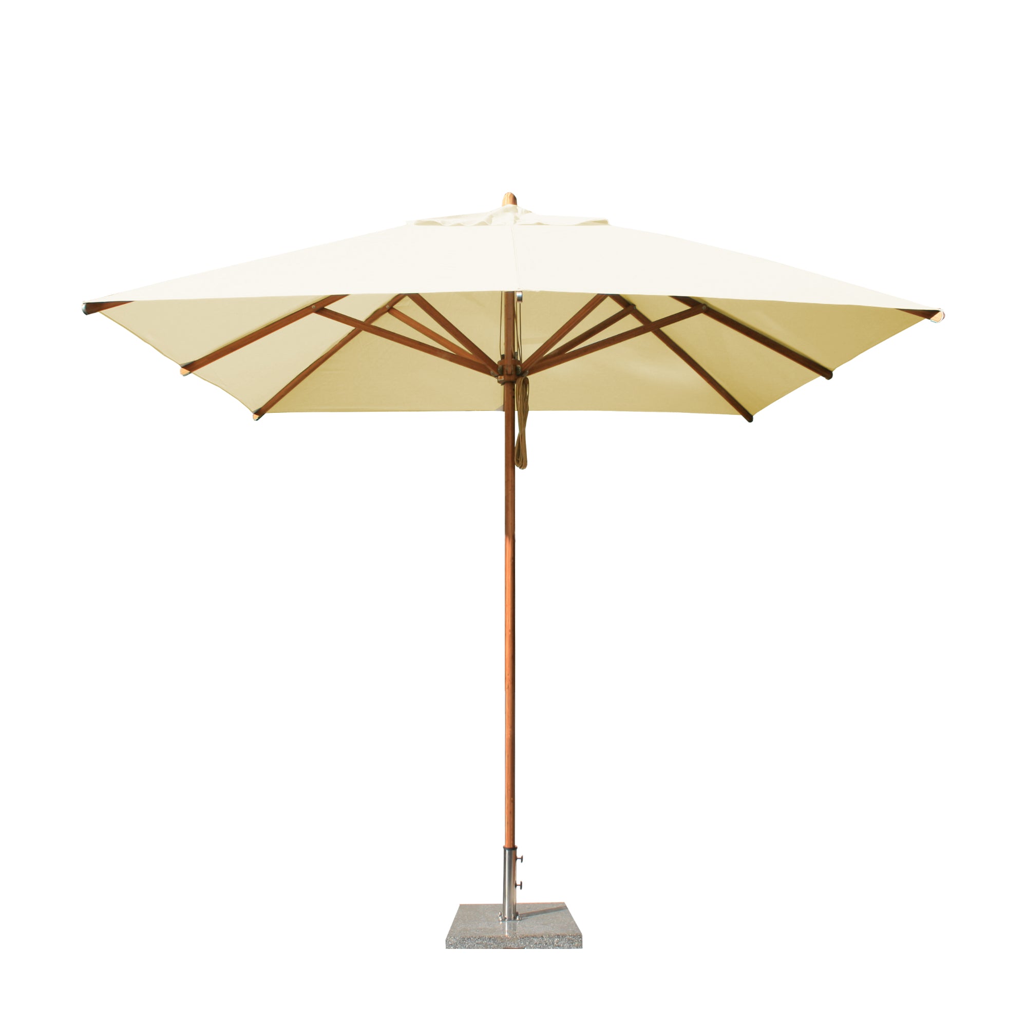 Levante 8.5' Square Bamboo Market Umbrella