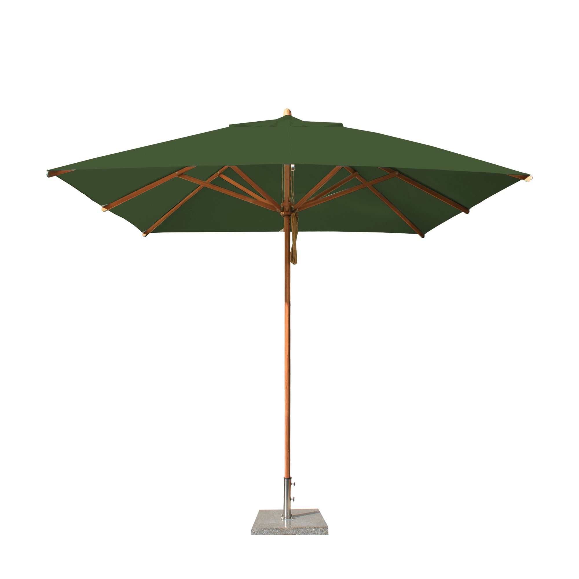 Levante 8.5' Square Bamboo Market Umbrella