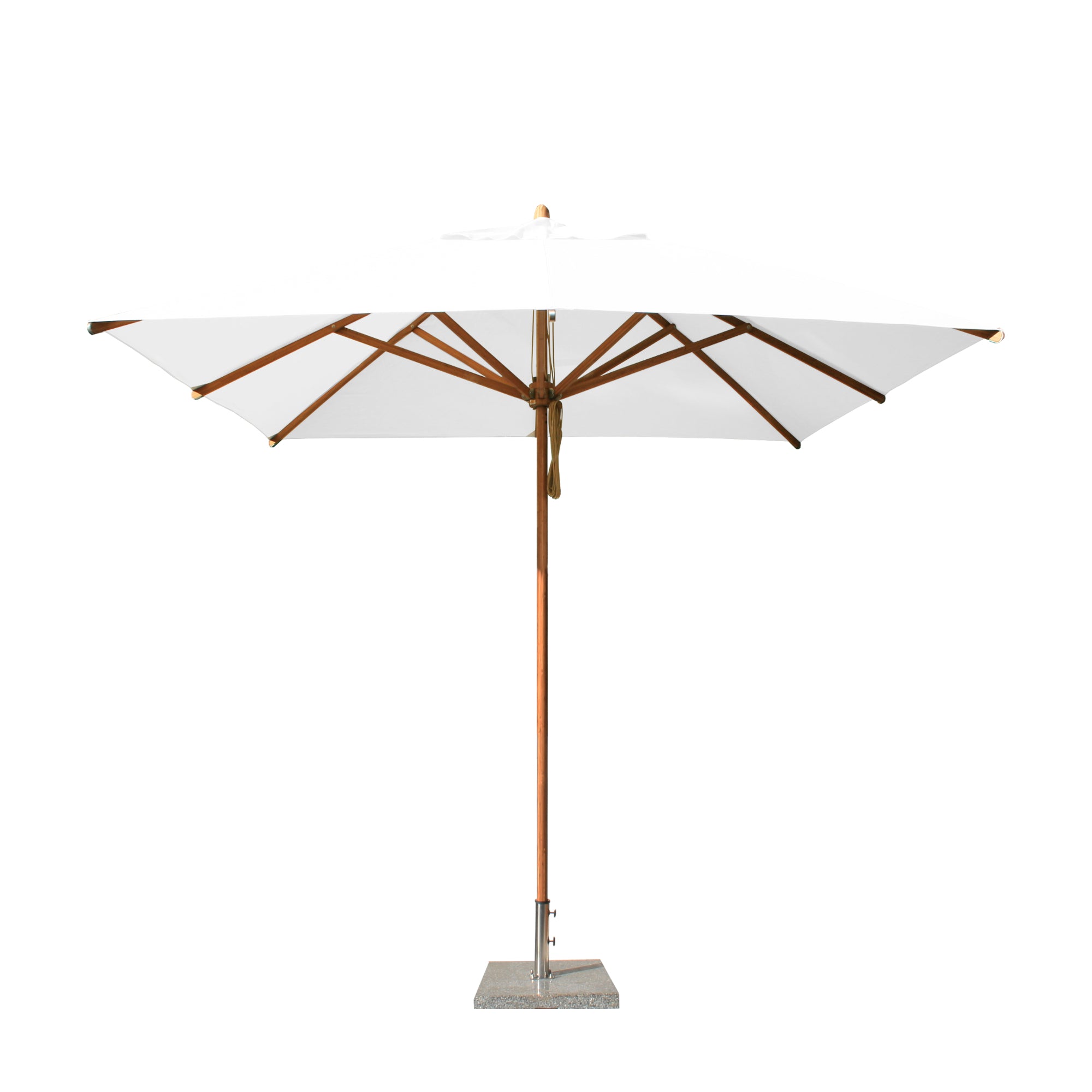 Levante 8.5' Square Bamboo Market Umbrella
