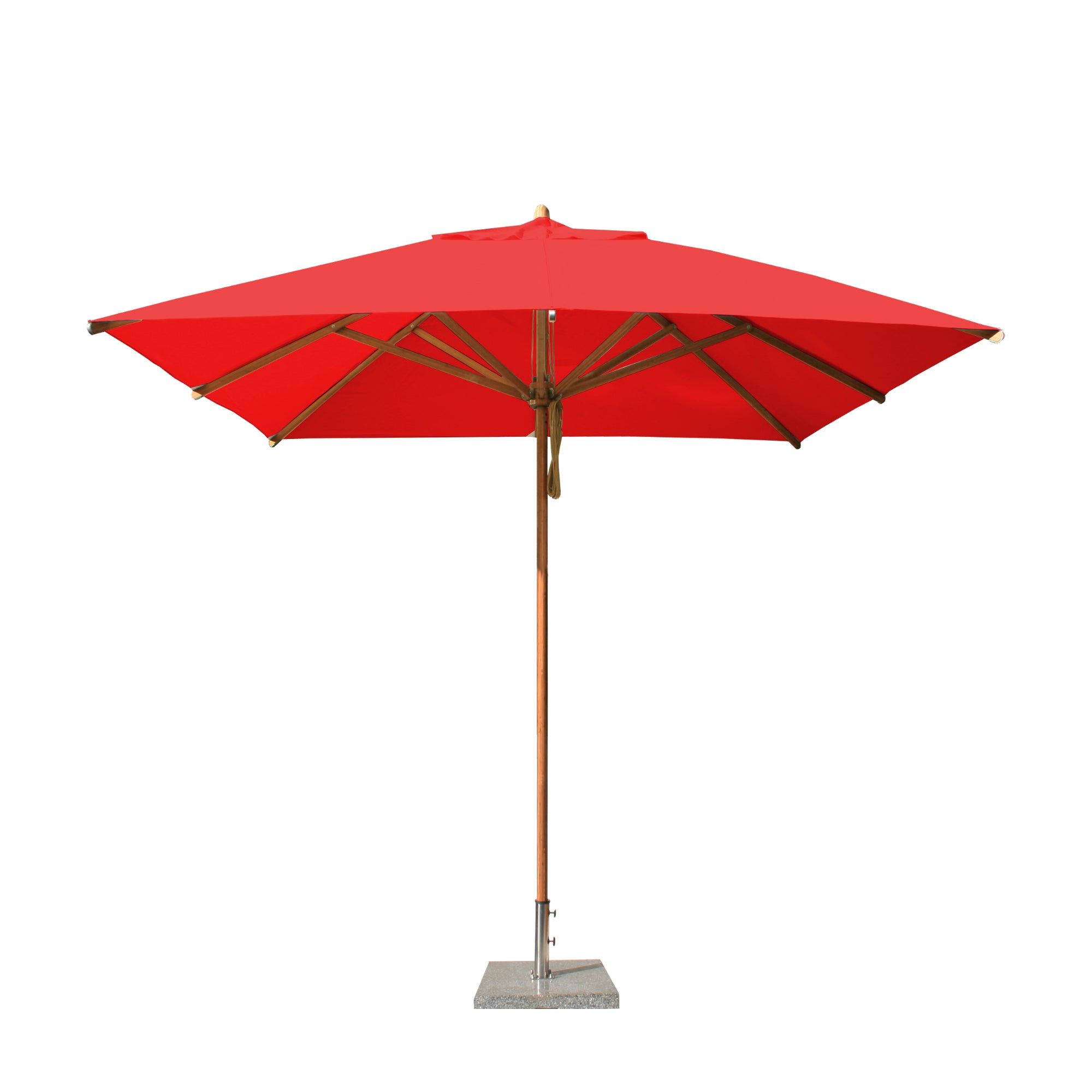 Levante 8.5' Square Bamboo Market Umbrella