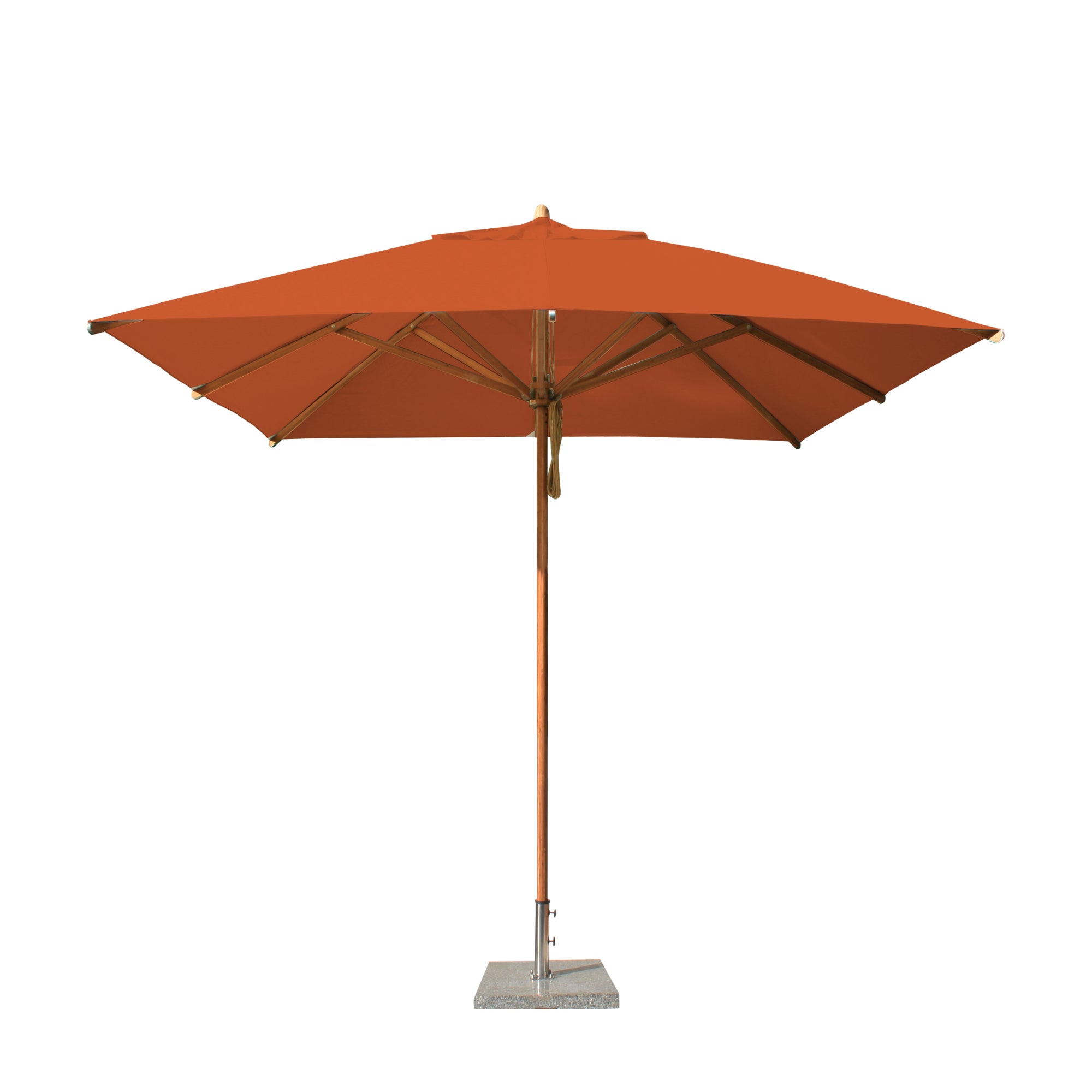 Levante 8.5' Square Bamboo Market Umbrella