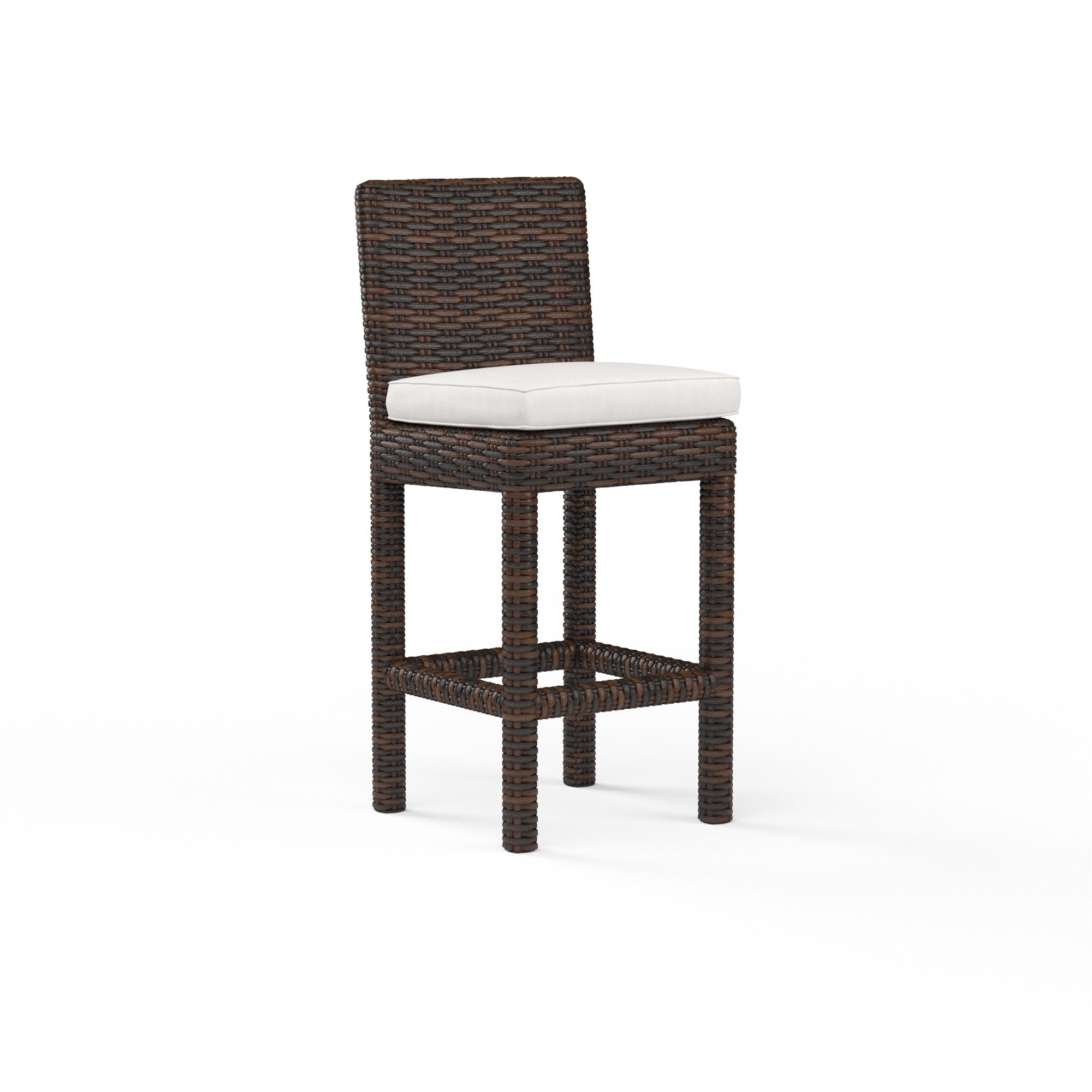 Montecito Wicker Cushioned Bar Stool
