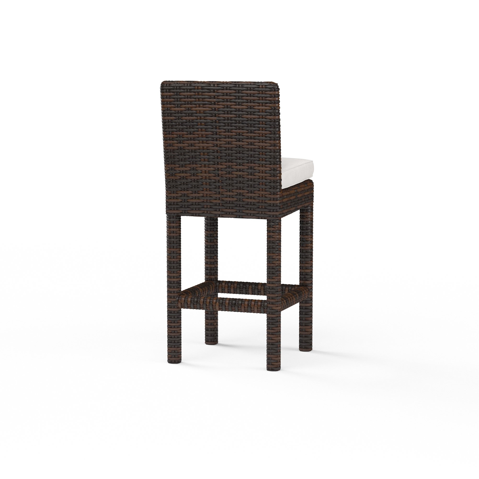 Montecito Wicker Cushioned Bar Stool