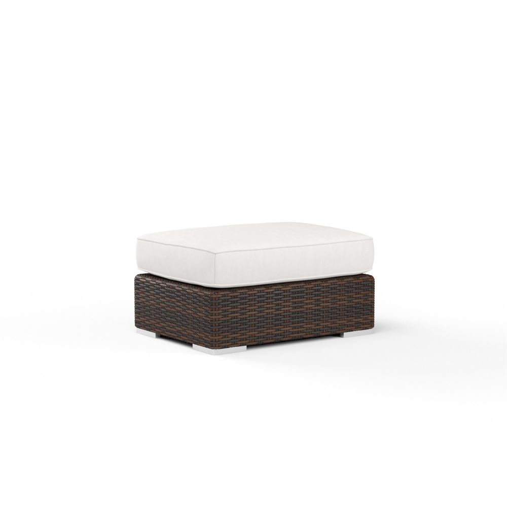 Montecito Wicker Ottoman