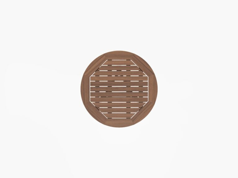 Foundations 28" Round Ipe Wood Bistro Table