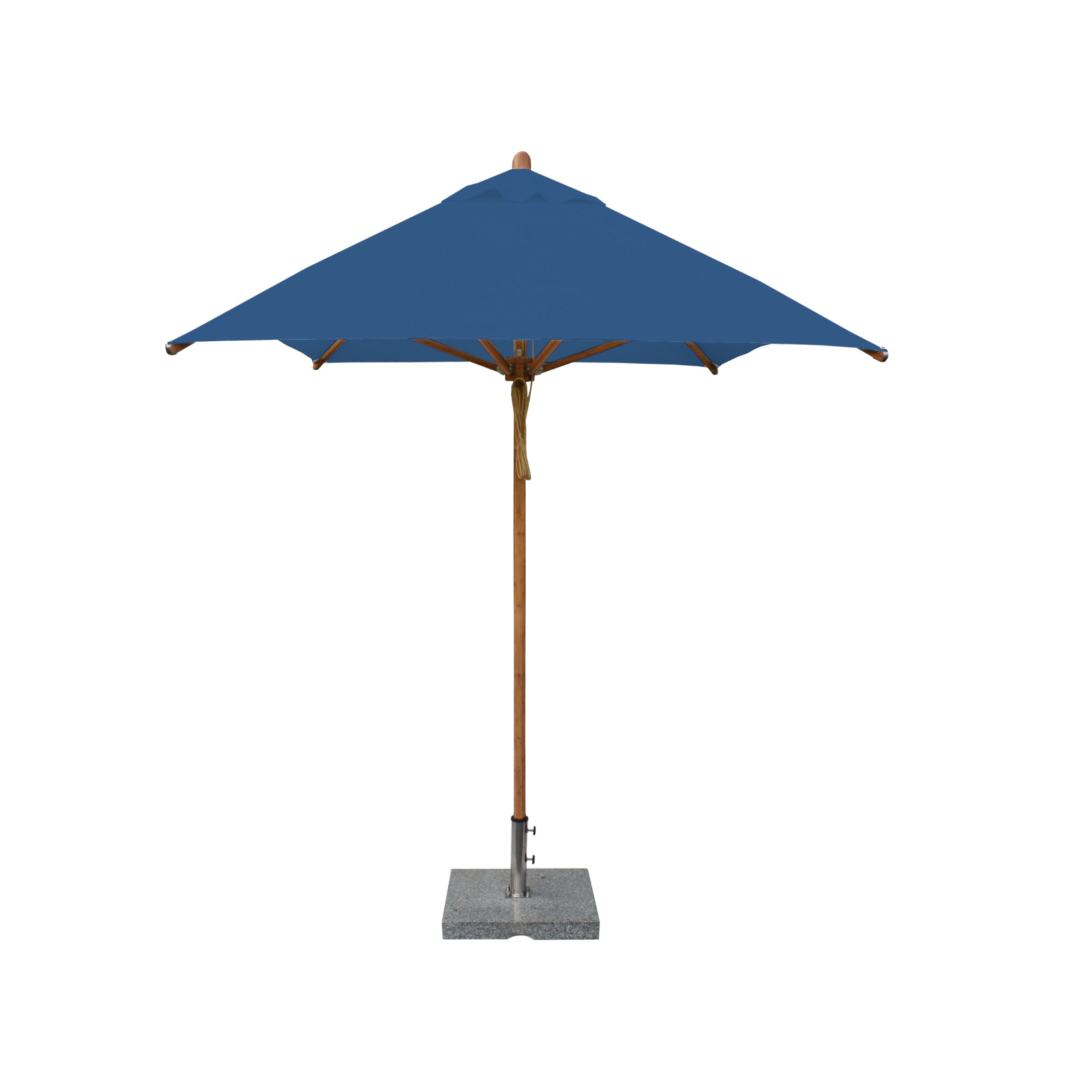Levante 6.5' x 10' Rectangular Bamboo Market Umbrella