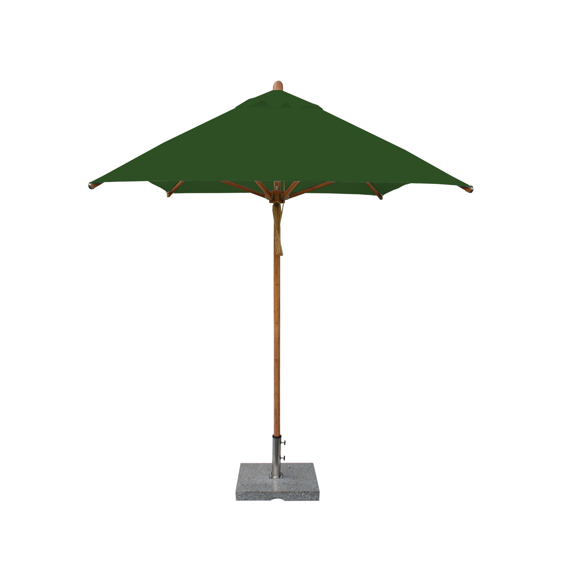 Levante 6.5' x 10' Rectangular Bamboo Market Umbrella