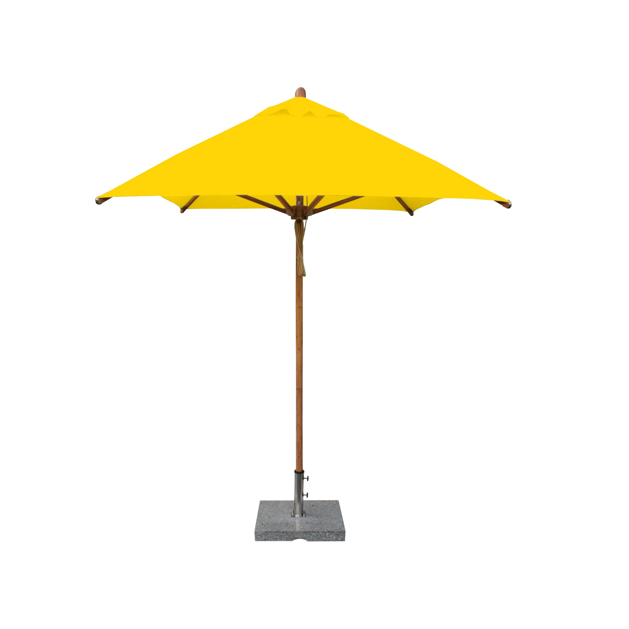 Levante 6.5' x 10' Rectangular Bamboo Market Umbrella