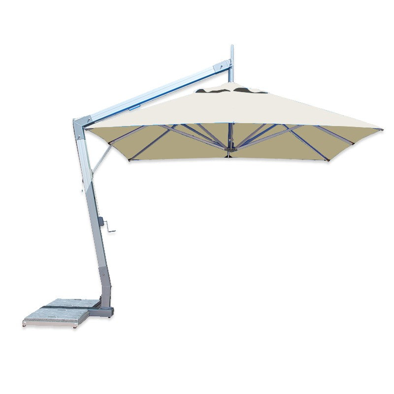 Hurricane 10' Square Aluminum Cantilever Umbrella