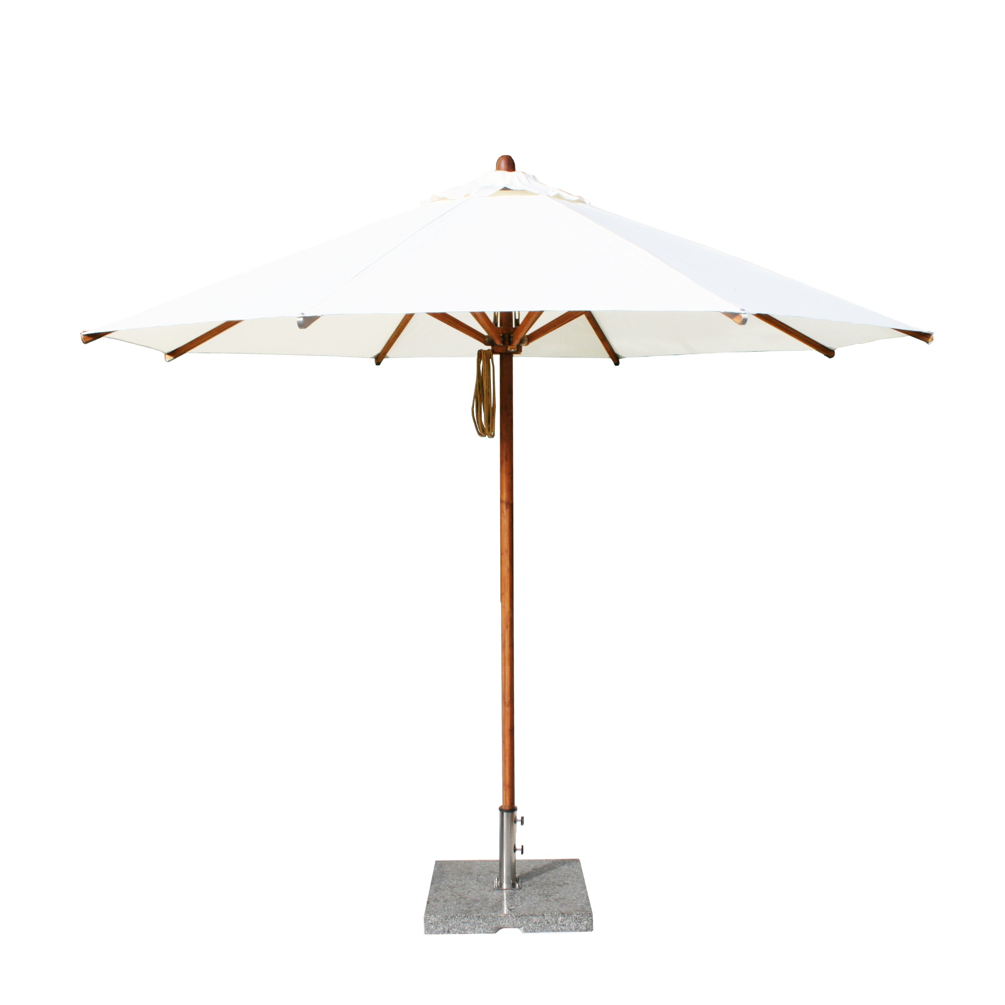 Levante 11.5' Round Bamboo Market Umbrella