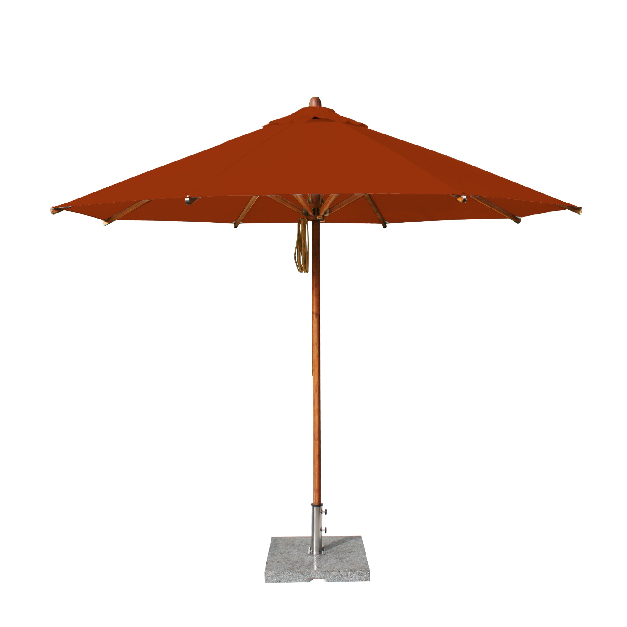 Levante 11.5' Round Bamboo Market Umbrella