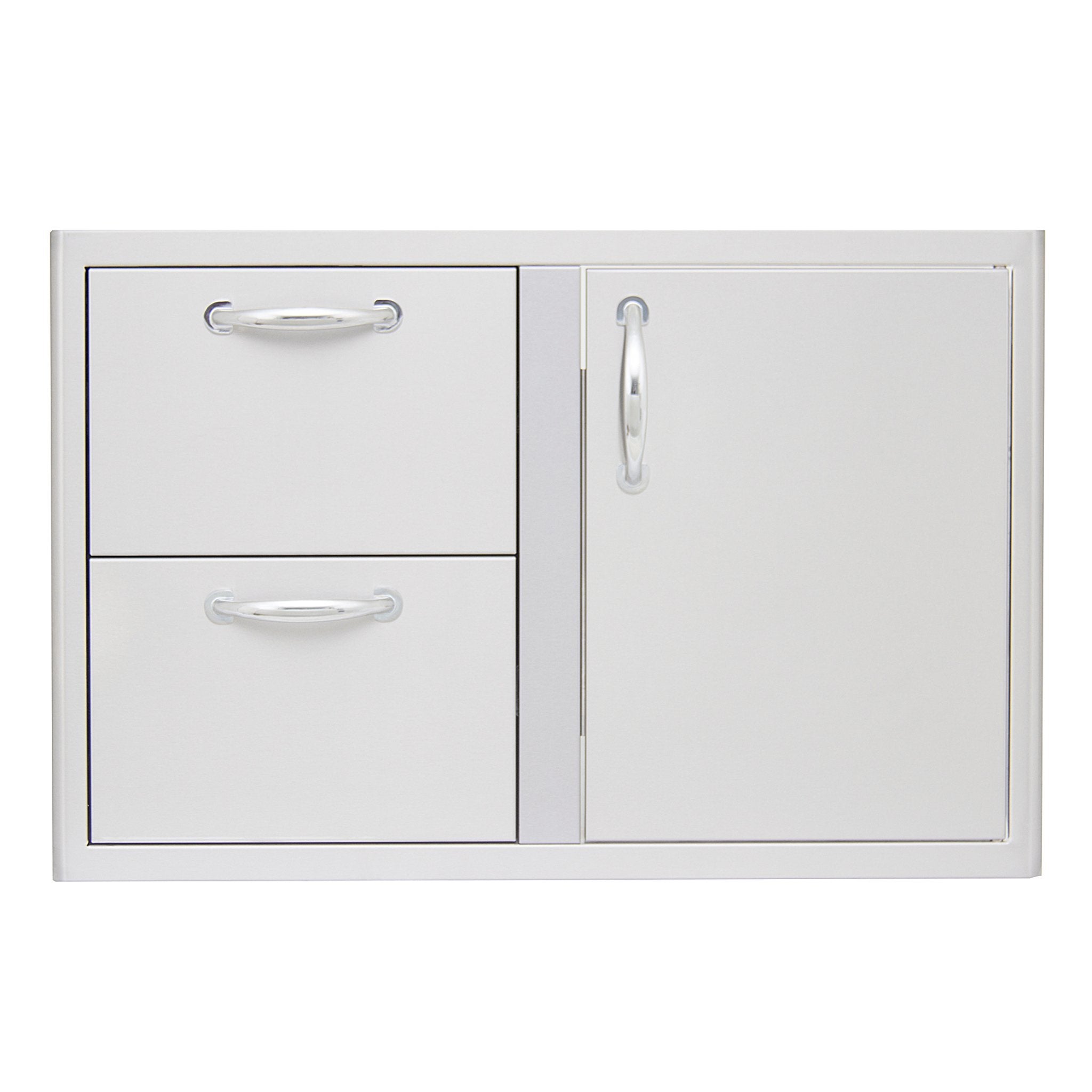 32" Stainless Steel Access Door and Double Drawer Combo