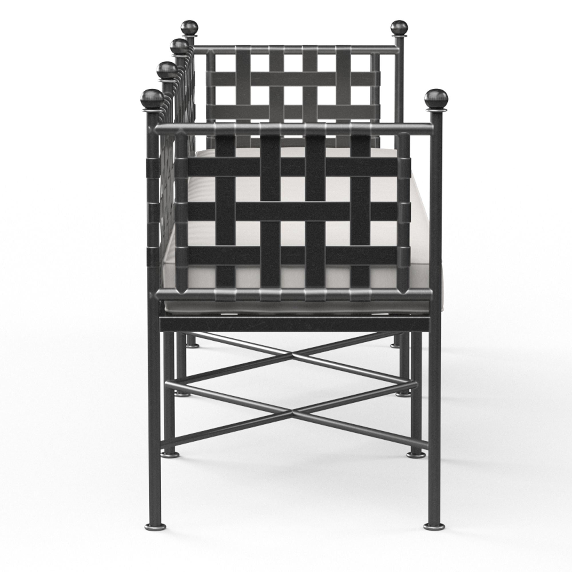 Provence Wrought Iron Bench