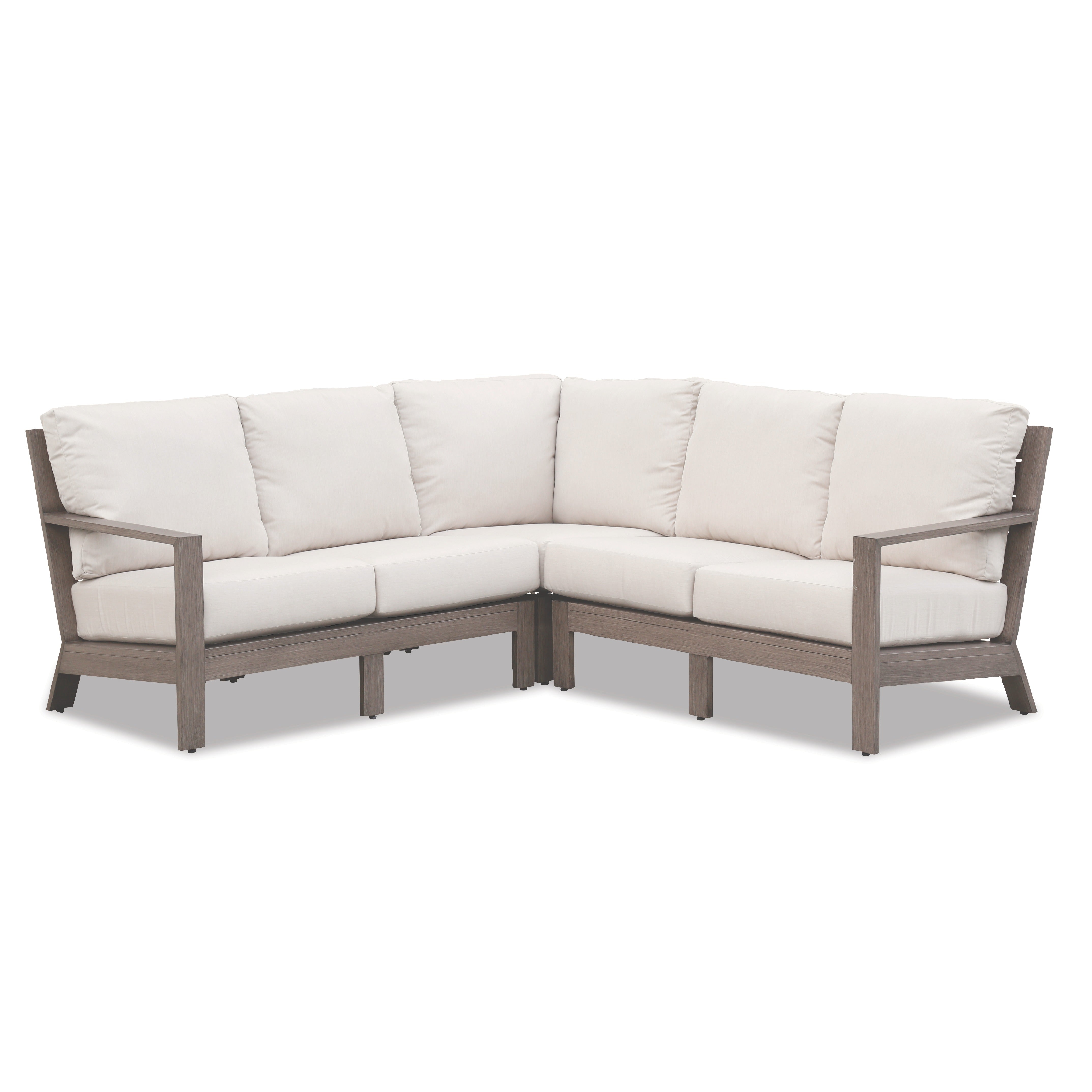 Laguna 4-Seat Aluminum Sectional Set