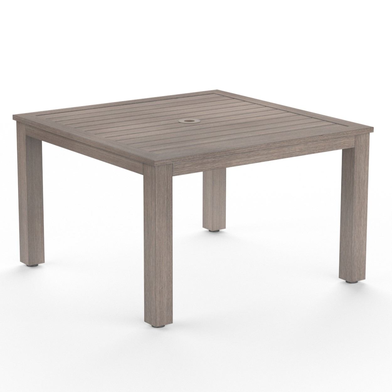 Laguna 48" Square Aluminum Dining Table