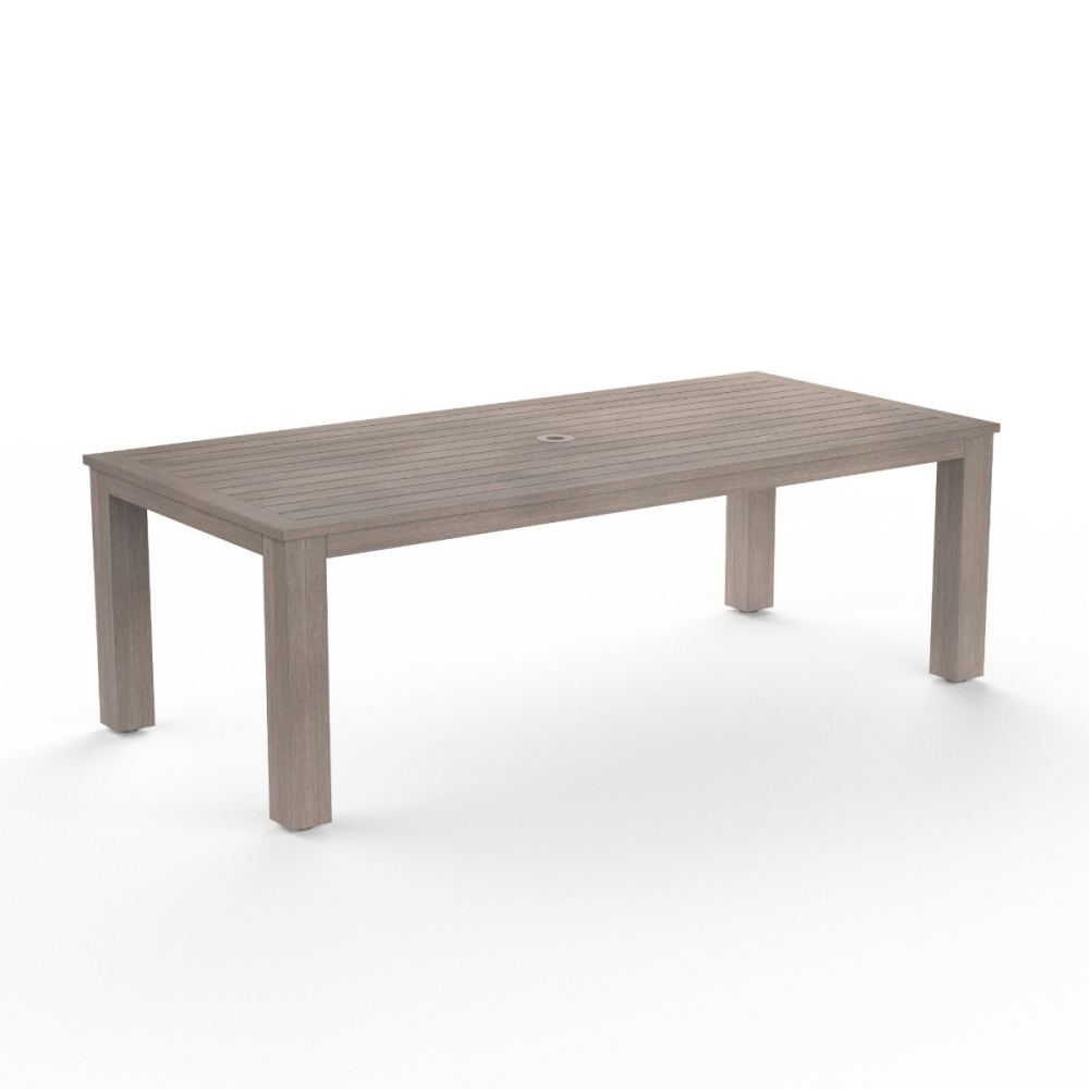 Laguna 90" x 42" Rectangular Aluminum Dining Table
