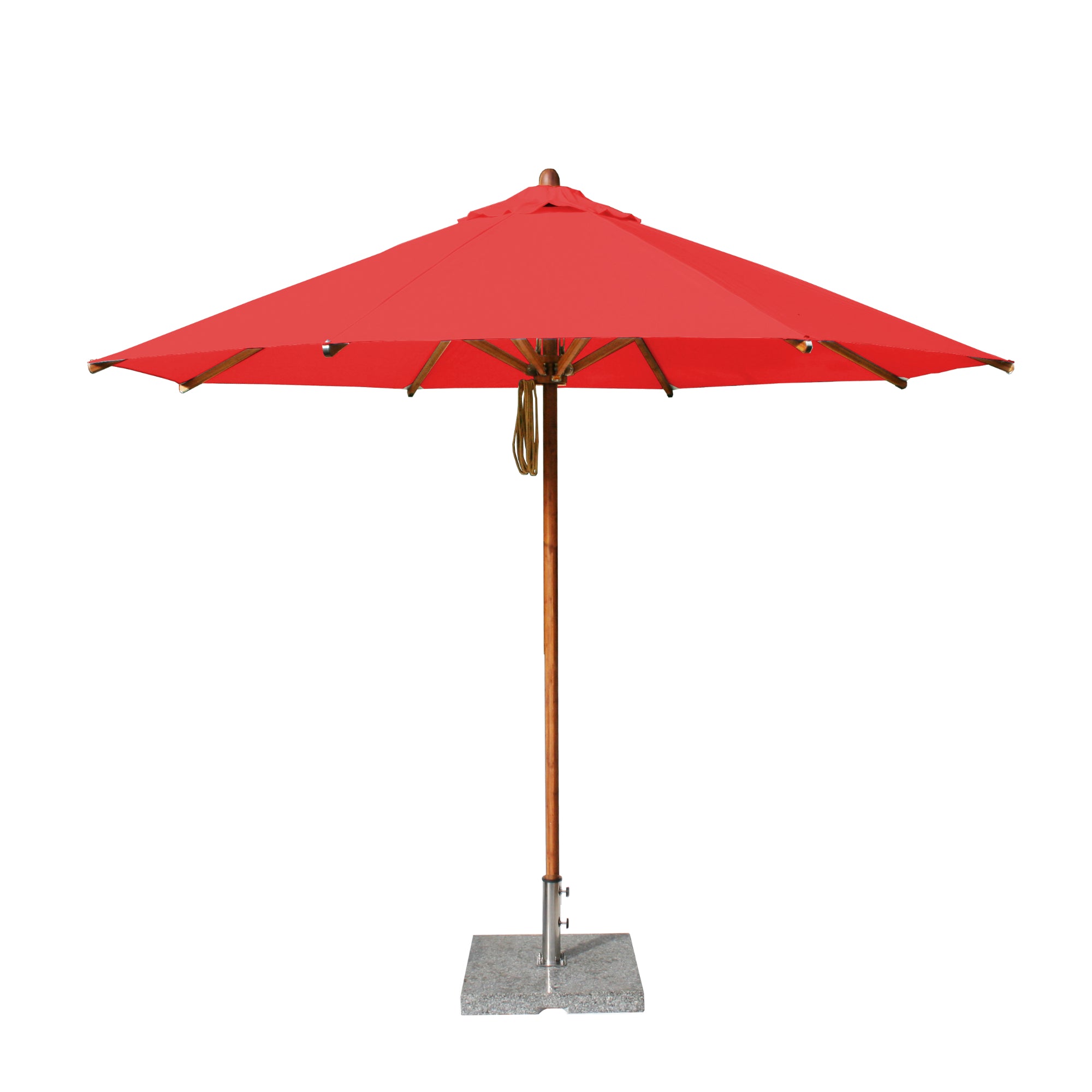 Levante 10' Round Bamboo Market Umbrella
