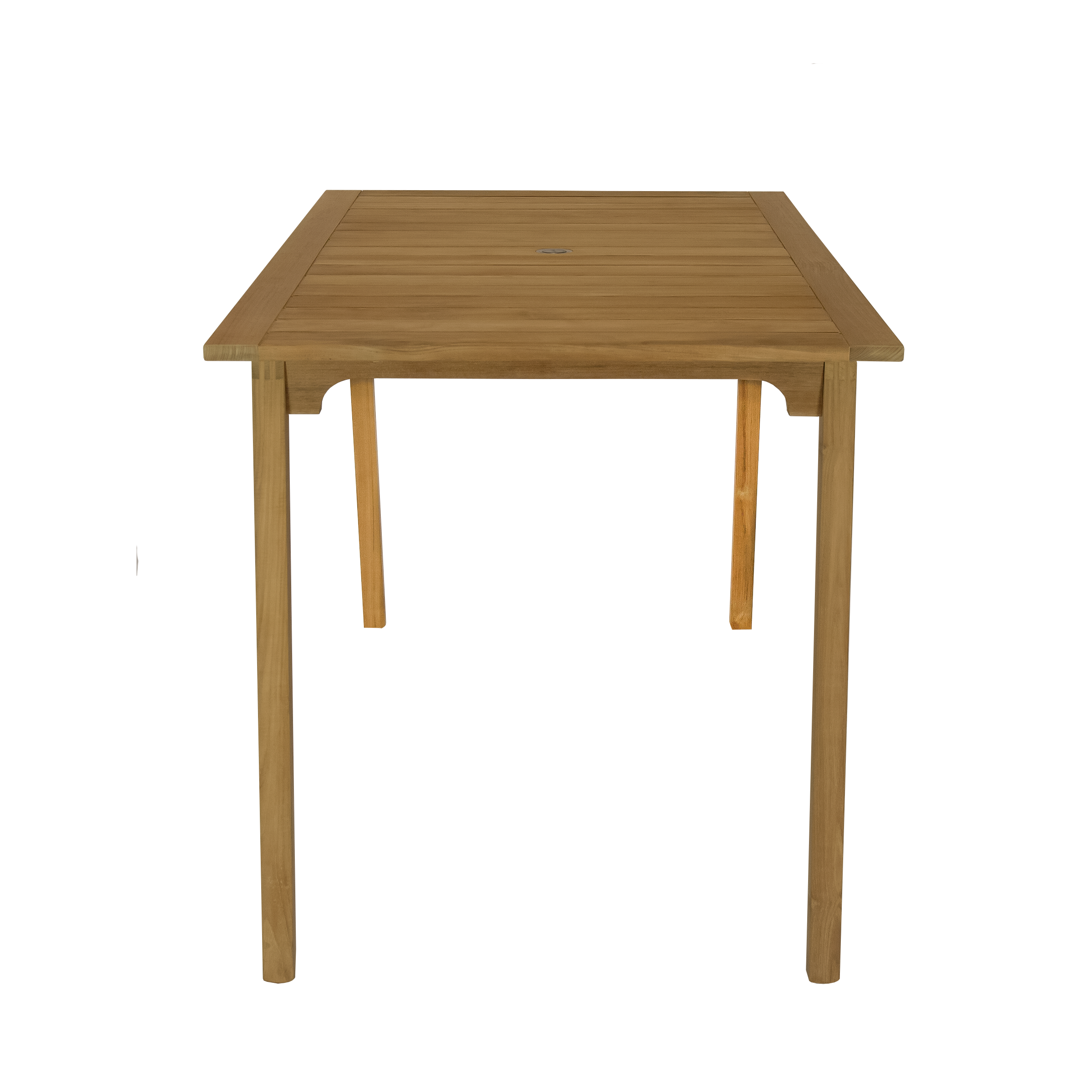 Admiral 40" x 70" Rectangular Bar Table with Umbrella Hole