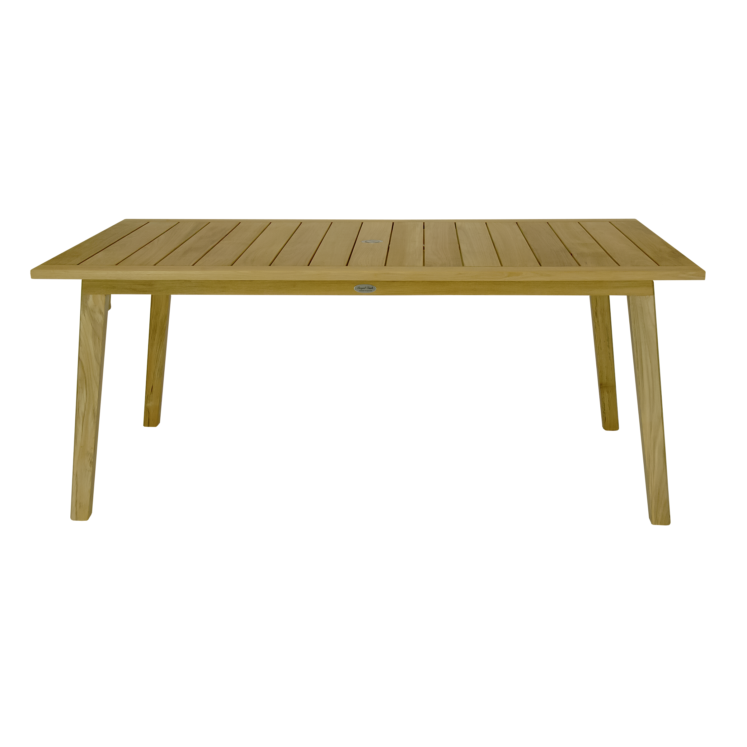 Admiral 40" x 70" Rectangular Dining Table with Umbrella Hole