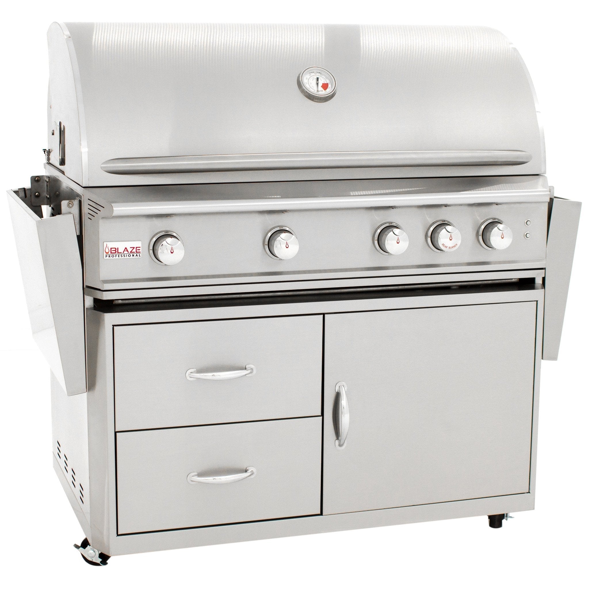 Stainless Steel Grill Cart for Professional 44" 4-Burner Gas Grill