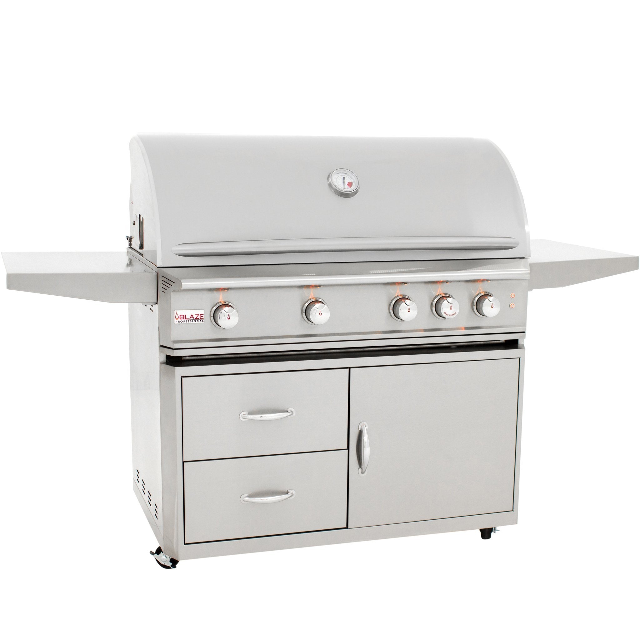 Stainless Steel Grill Cart for Professional 44" 4-Burner Gas Grill