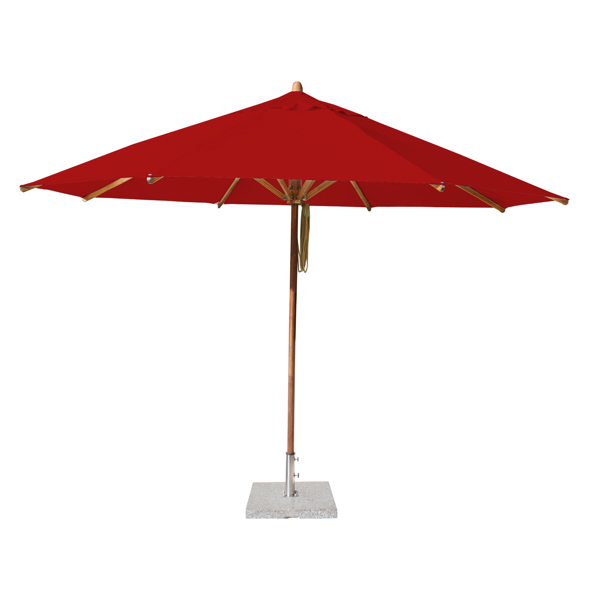 Levante 13' Round Bamboo Market Umbrella
