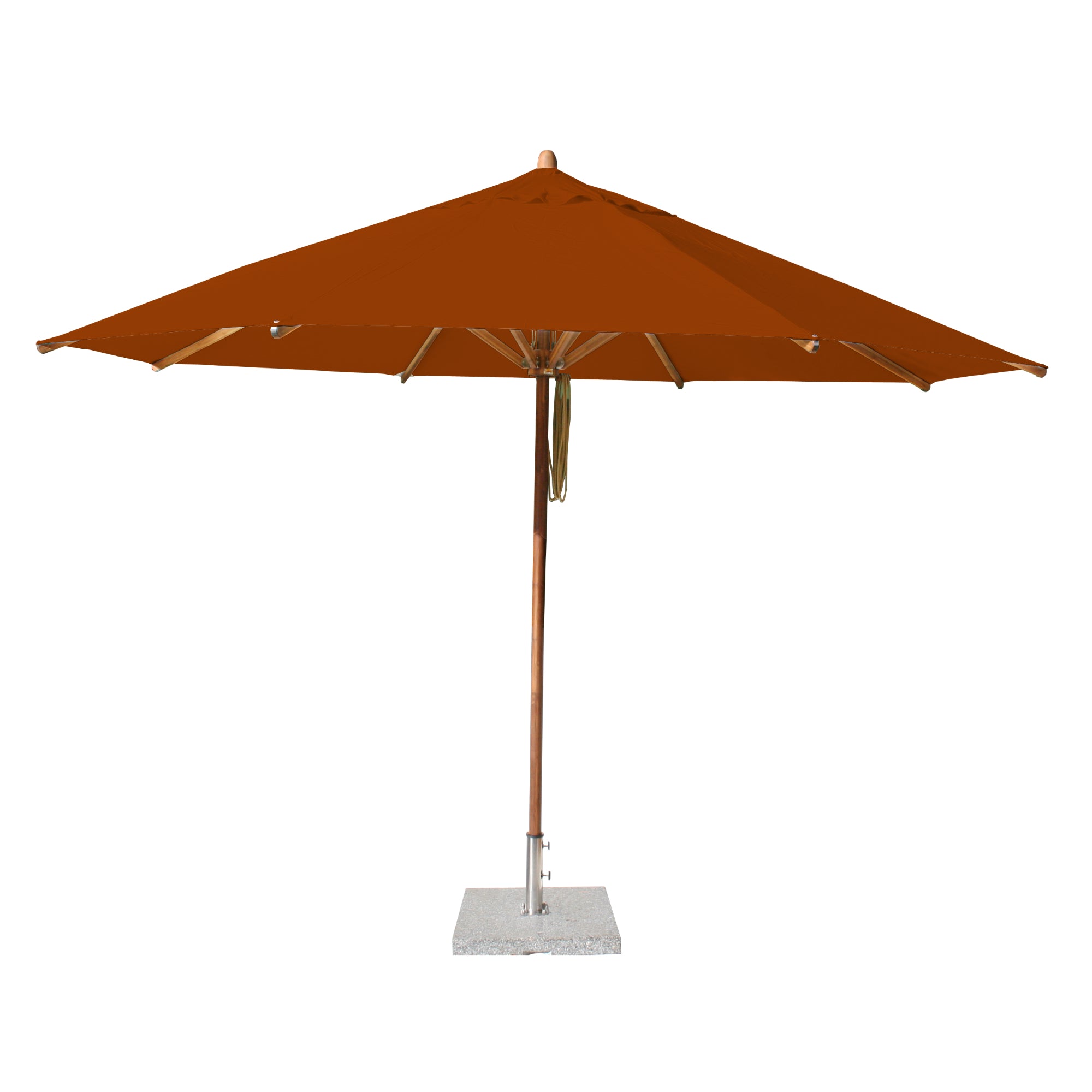Levante 13' Round Bamboo Market Umbrella