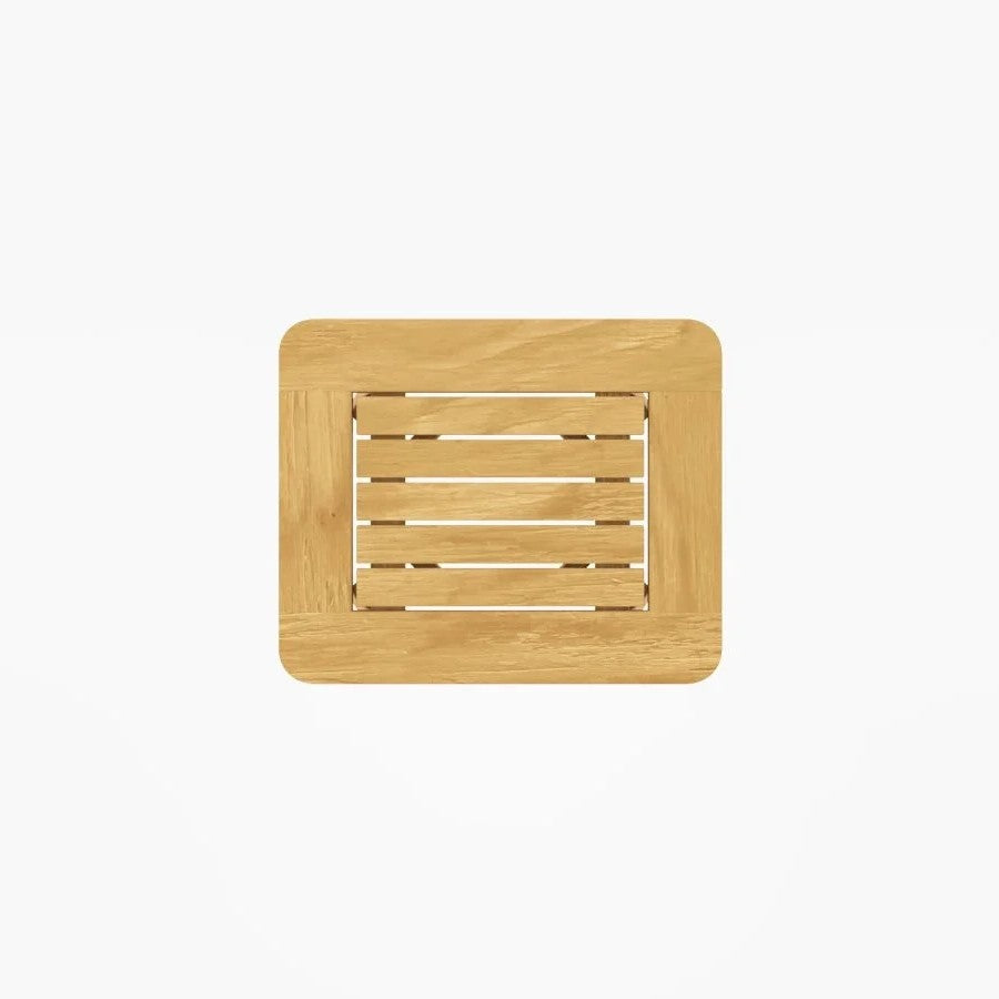 Foundations 16" x 20" Rectangular Teak Side Table 50710